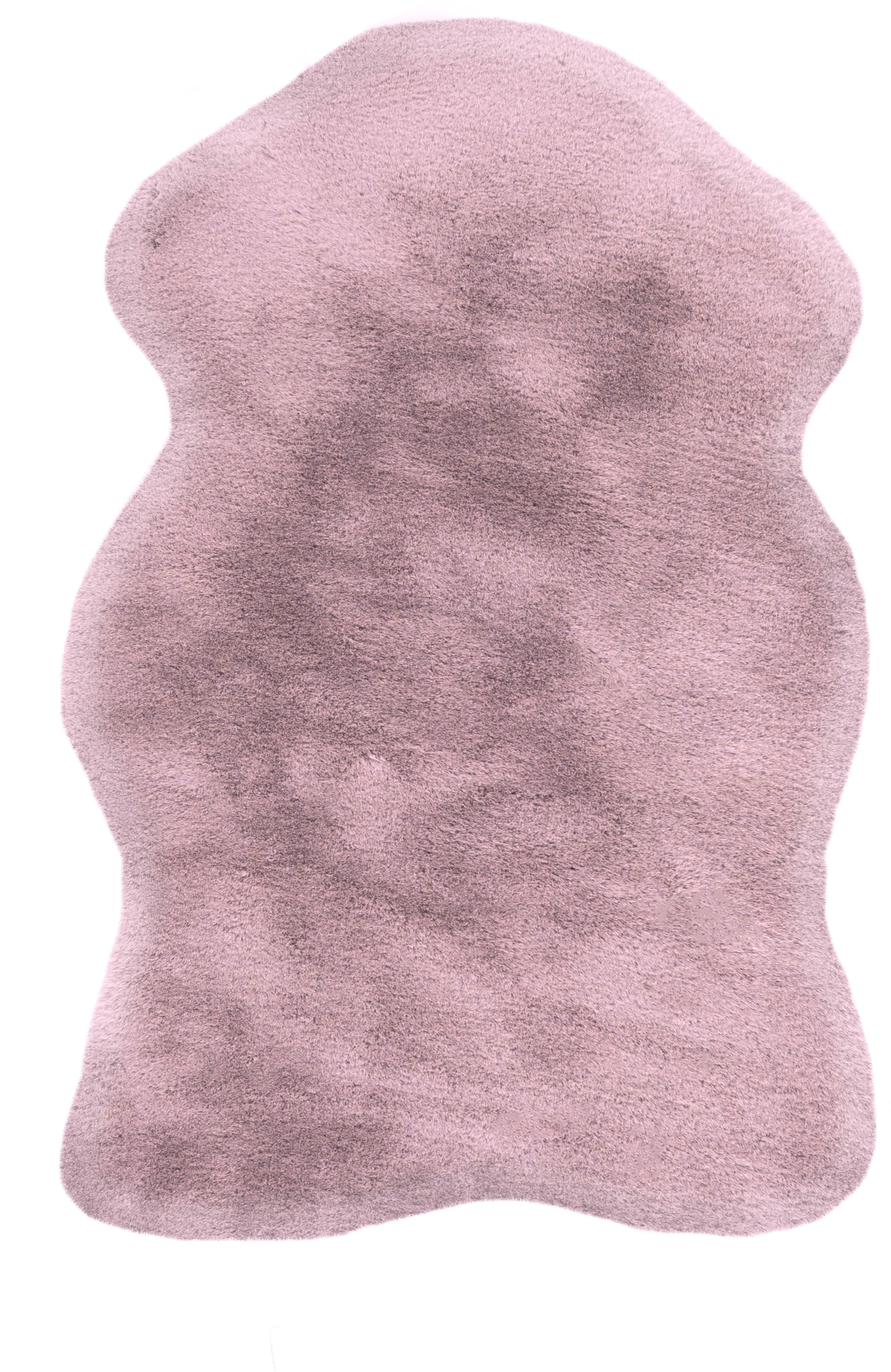 Padiro Fellteppich »Rabbit Light Sheepskin 825«, fellförmig, 23 mm Höhe, weiches Fellteppich-Imitat, Schlafzimmer, Kinderzimmer