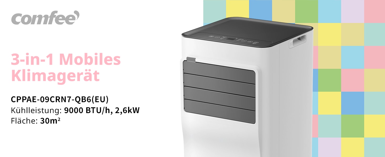 comfee 4-in-1-Klimagerät »»Easy Cool 9000««, für bis zu 33 m²