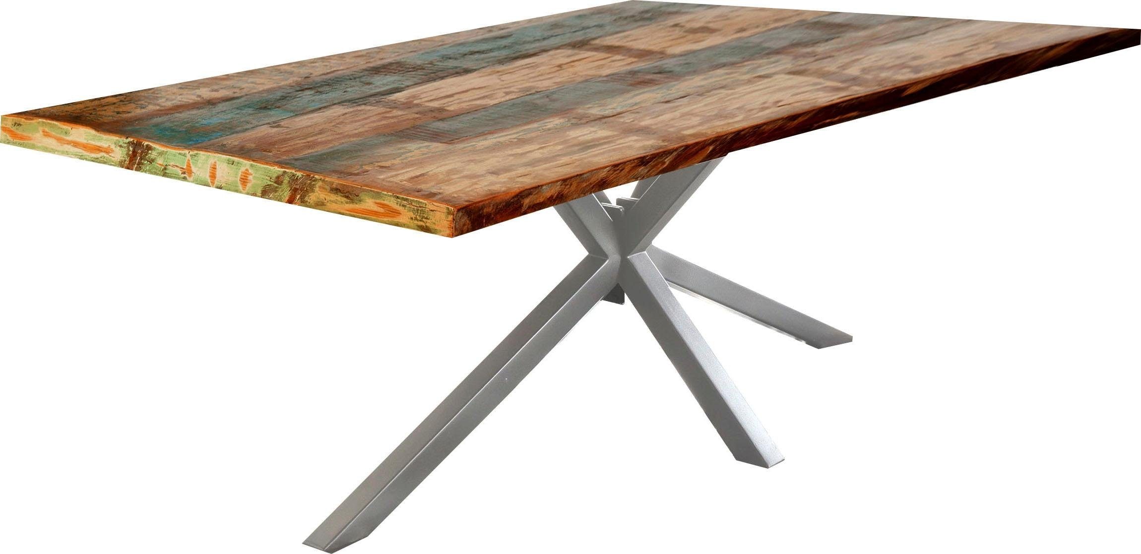 2. Bild von SIT Esstisch »Tops&Tables«, mit Tischplatte aus Altholz mit Farbresten
