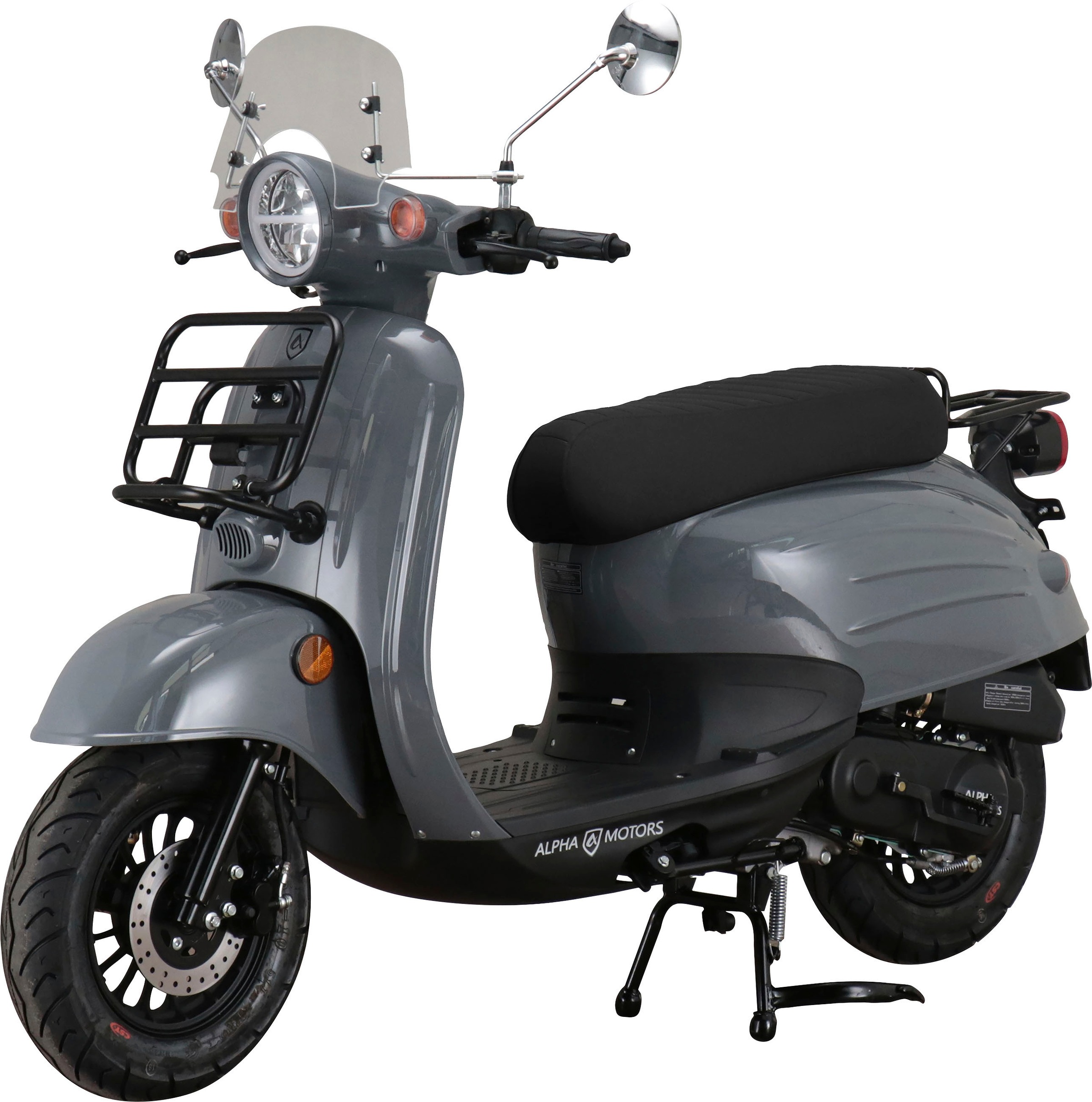 Alpha Motors Mofaroller »Adria«, 50 cm³, 25 km/h, Euro 5, 2,72 PS, (inkl. Windschild), mit Lenkerschloss und Windschild