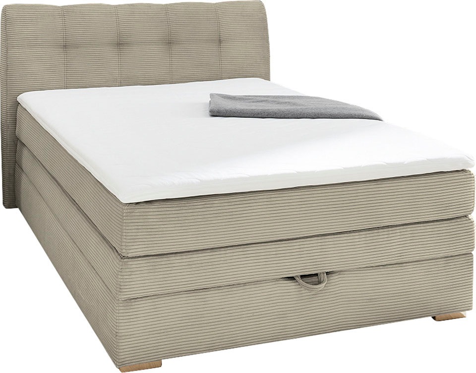 Jockenhöfer Gruppe Boxspringbett »Amelie« mit Bettkasten und Topper, erhält günstig online kaufen