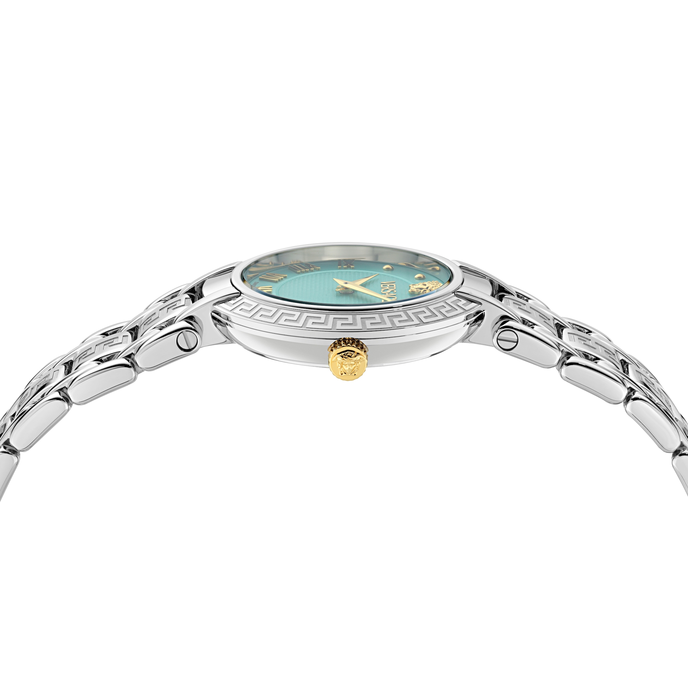 Versace Quarzuhr »ANTLIA« Armbanduhr, Damenuhr, Swiss Made, Edelstahlarmband, analog