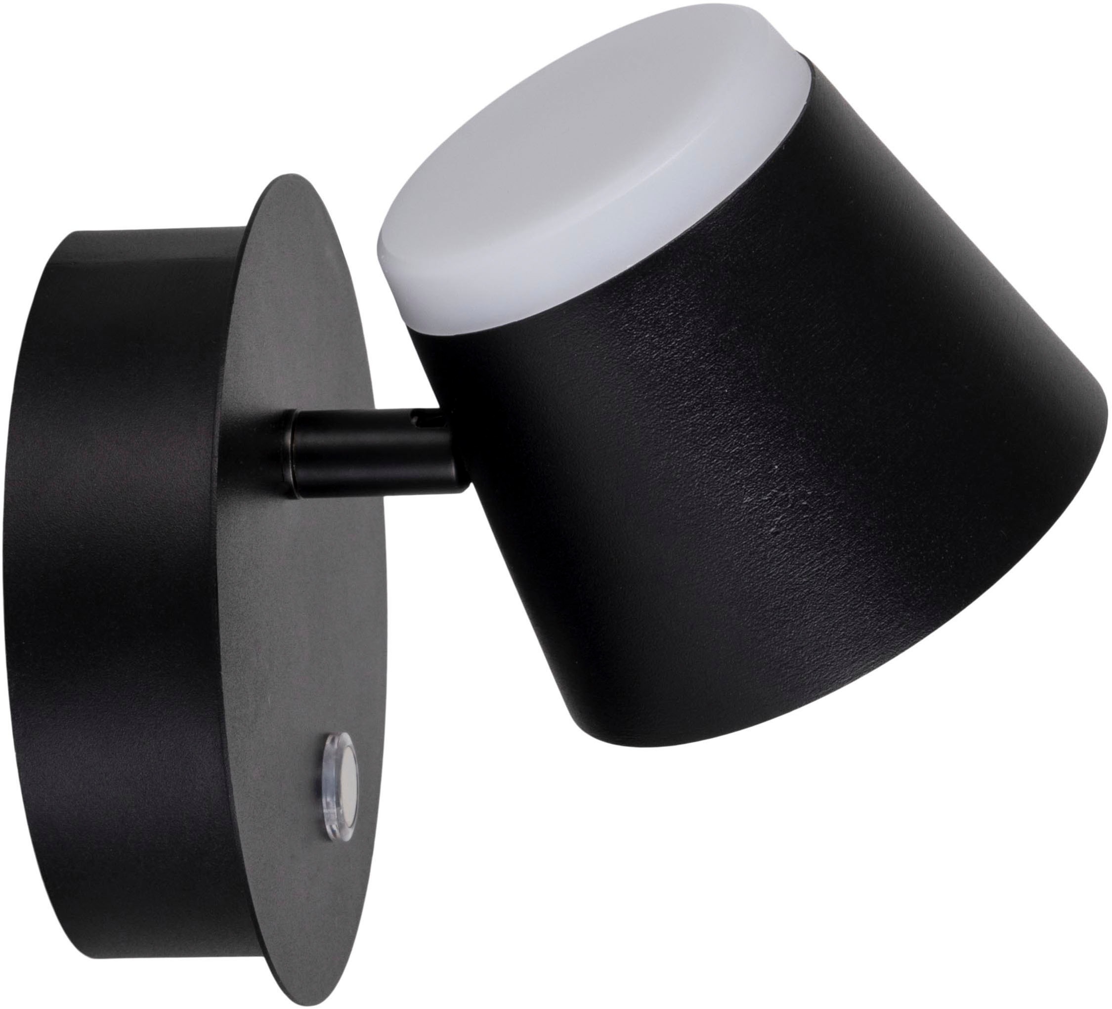 näve LED Wandleuchte »Tondo«, 1 flammig, Leuchtmittel LED-Modul | LED fest integriert, magnetisch, Akku Aufladung per USB-C Kabel, dimmbar per touch, Memory