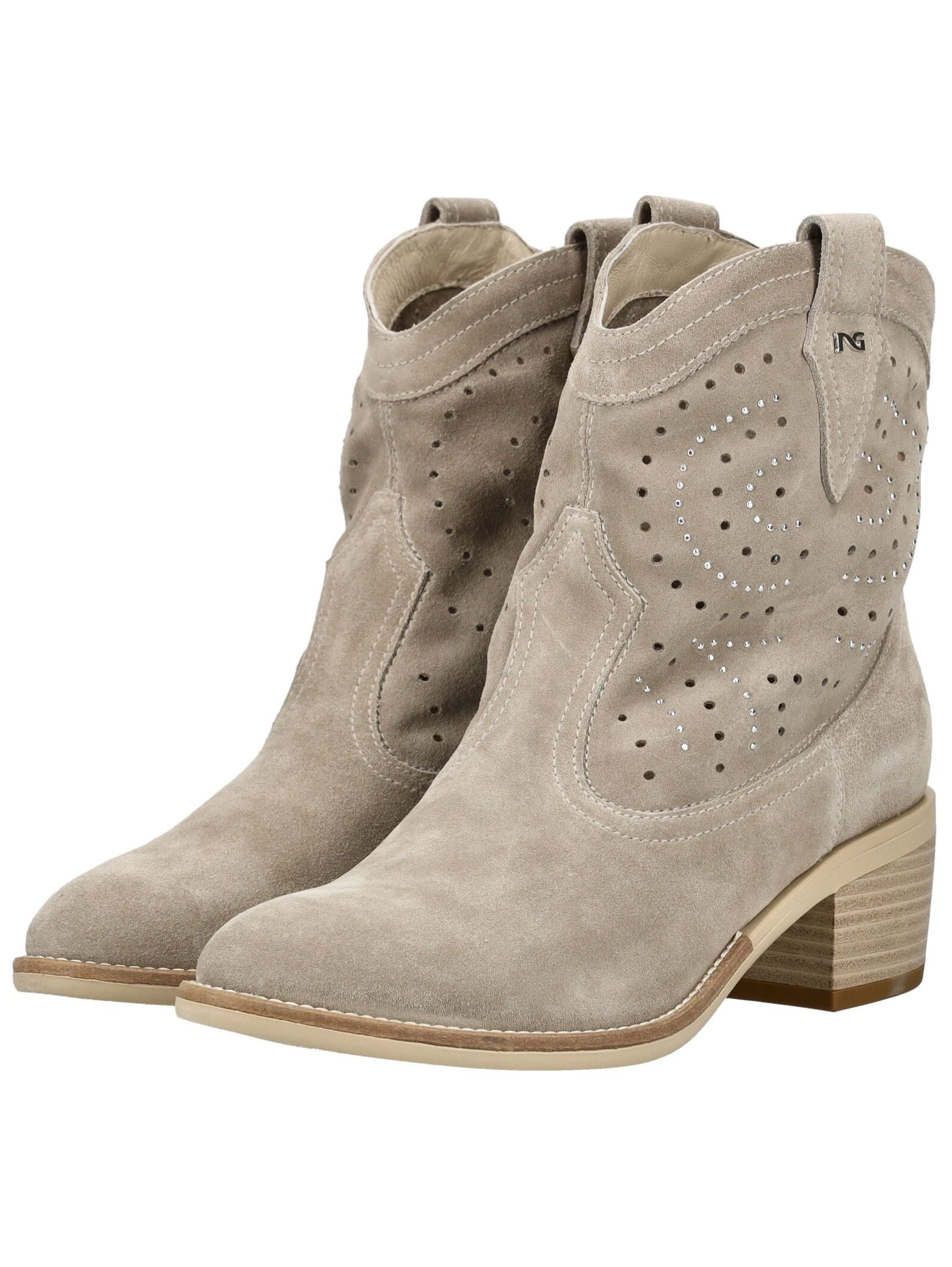 Nero Giardini Bikerboots »Nero Giardini Stiefelette Veloursleder«