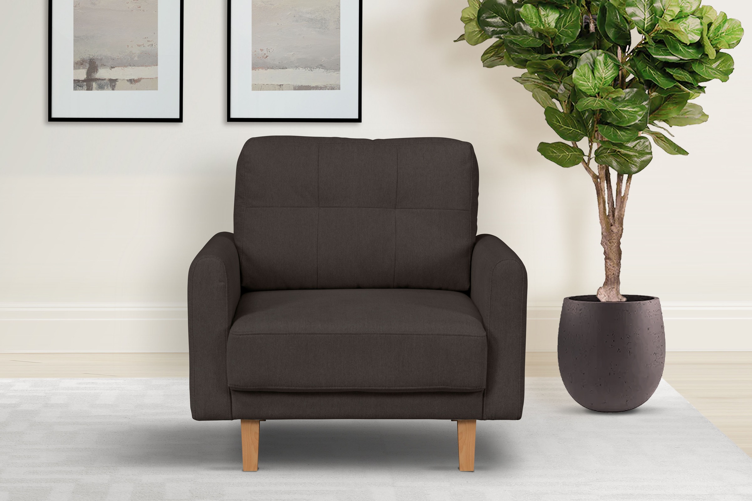 Home affaire Sessel TRIPLO Relaxsessel mit Wellenunterfederung, Maße B/T/H: günstig online kaufen