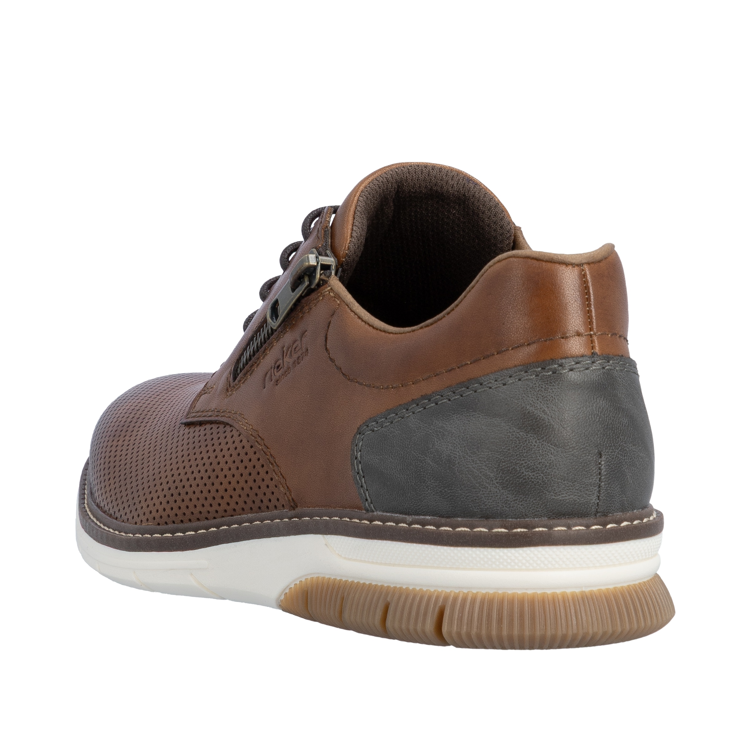 Rieker Schnürschuh  Halbschuh, Freizeitsneaker, Casual-Schnürer mit Perforation