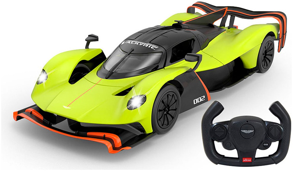 Jamara RC-Auto »Aston Martin Valkyrie AMR Pro, grün, 2,4GHz, Tür manuell«, mit LED Beleuchtung