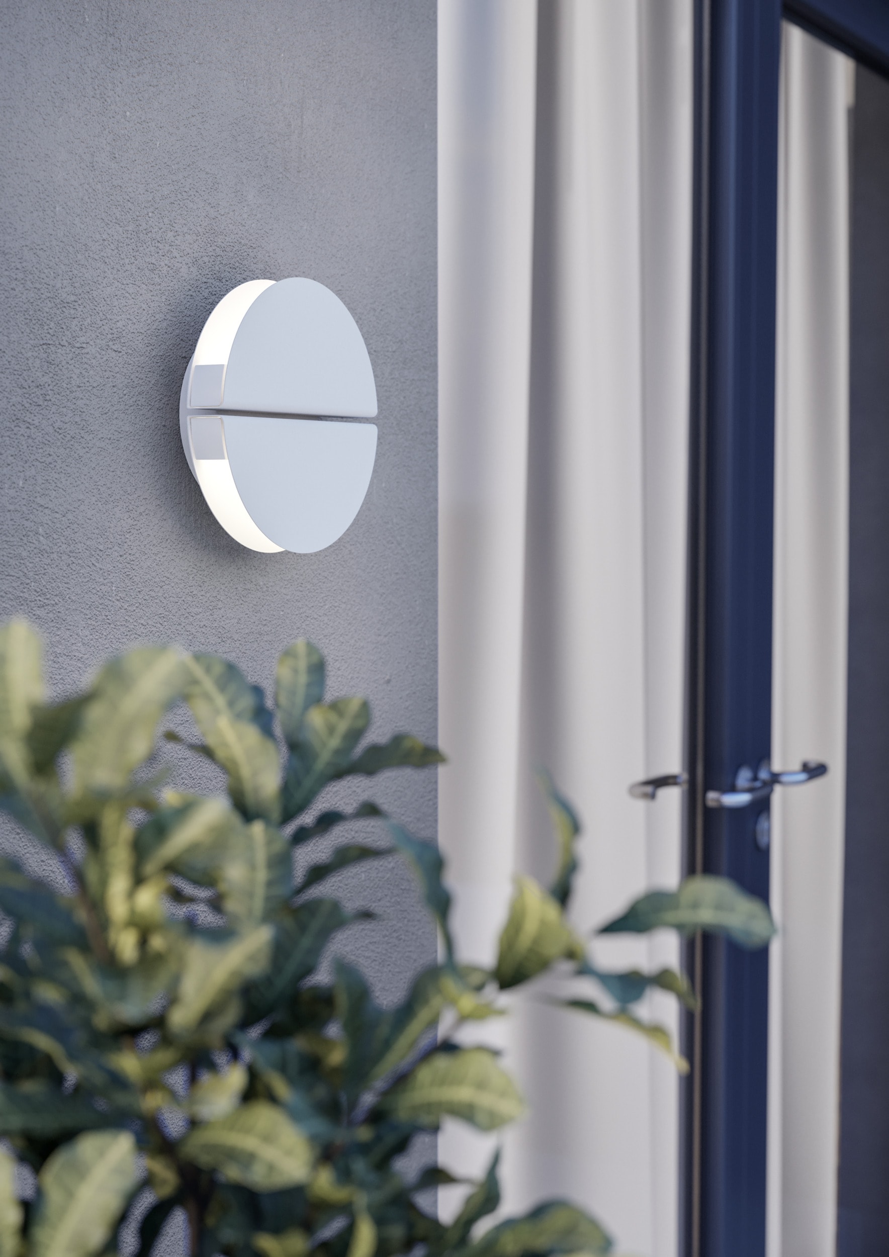 EGLO Wandleuchte »VASCELLA Wandlampe - Edelstahl - LED - 4,5W - IP44« LED-Modul 1 Stk. Kaltweiß | Neutralweiß | Warmweiß Außenbeleuchtung, Außenwandleuchte, Terrasse, Ø18 x AL6 cm