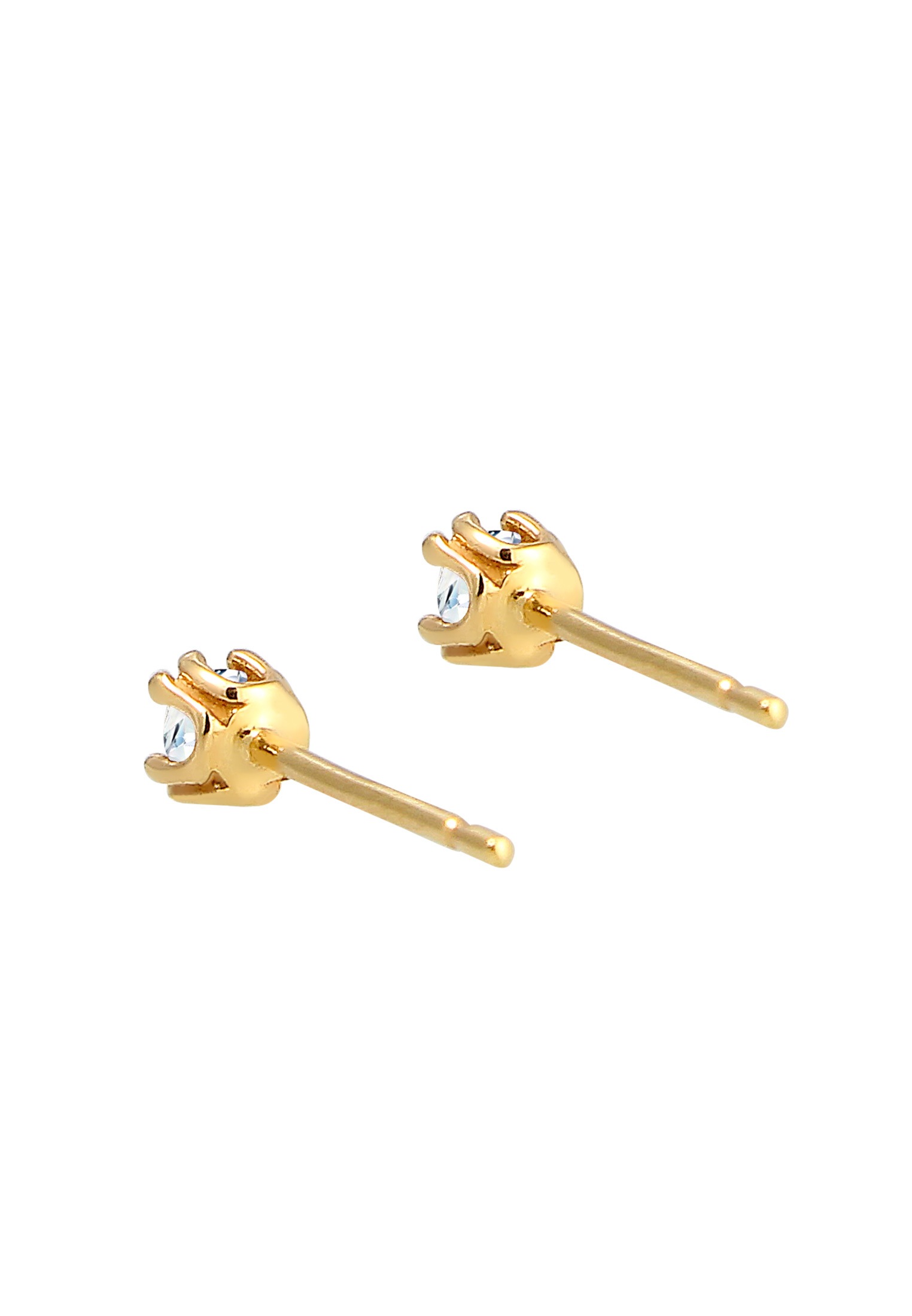 Elli DIAMONDS Paar Ohrstecker »Ohrstecker Diamant Weiß Brillantschliff (0.06 ct) 585 Gelbgold«