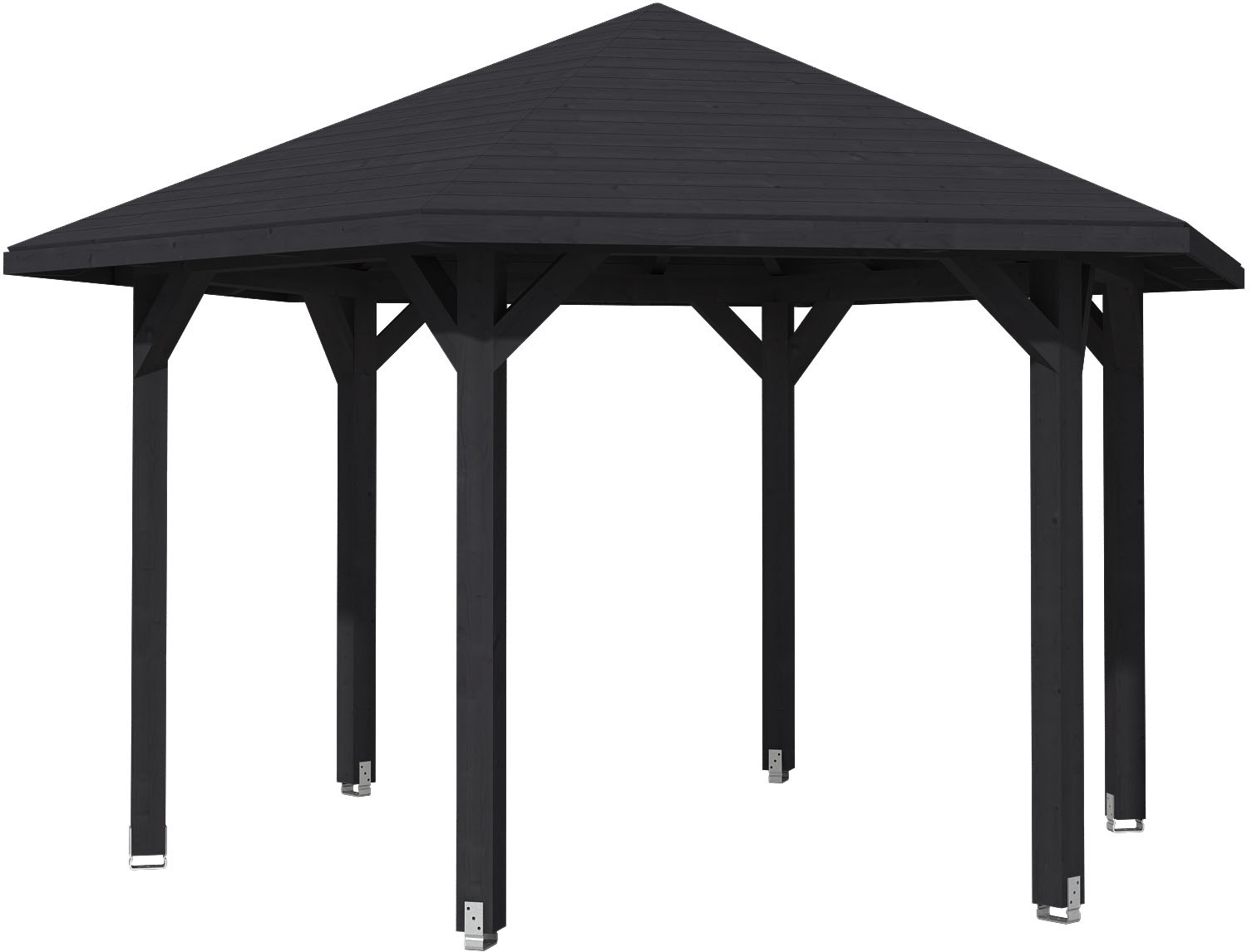 Skanholz Pavillon »Nancy 3«, 6-Eck, BxT: 480x416 cm