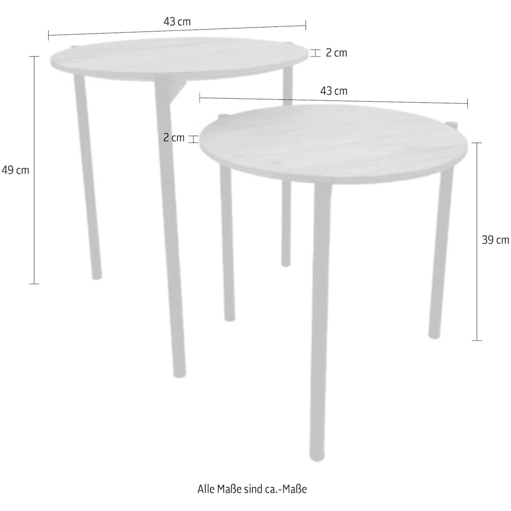 andas Couchtisch »Kotka«, (Im Set zwei Couchtische)