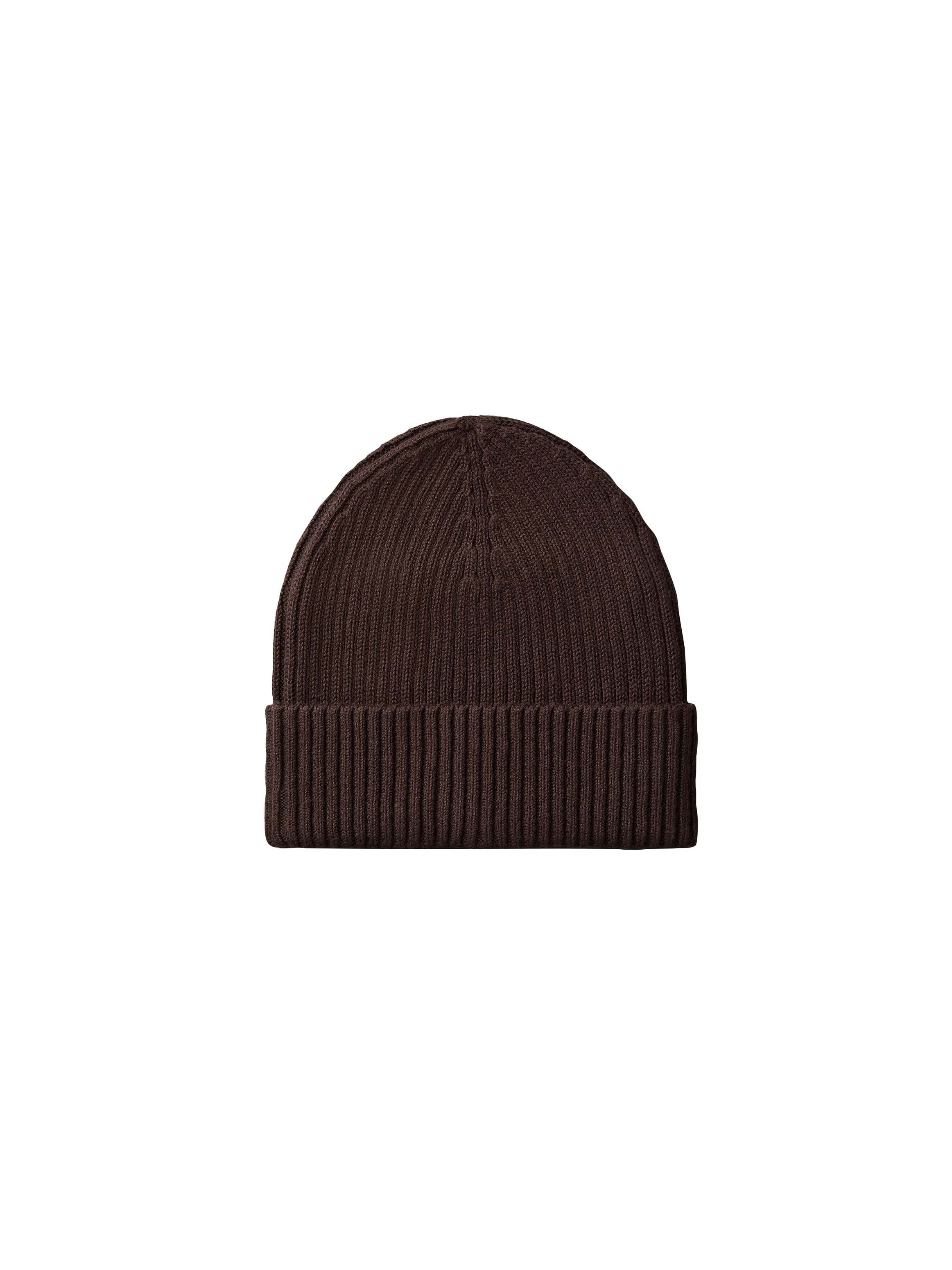 Calvin Klein Strickmütze »PATCH CHUNKY RIB COTTON BEANIE« mit Markenlogo