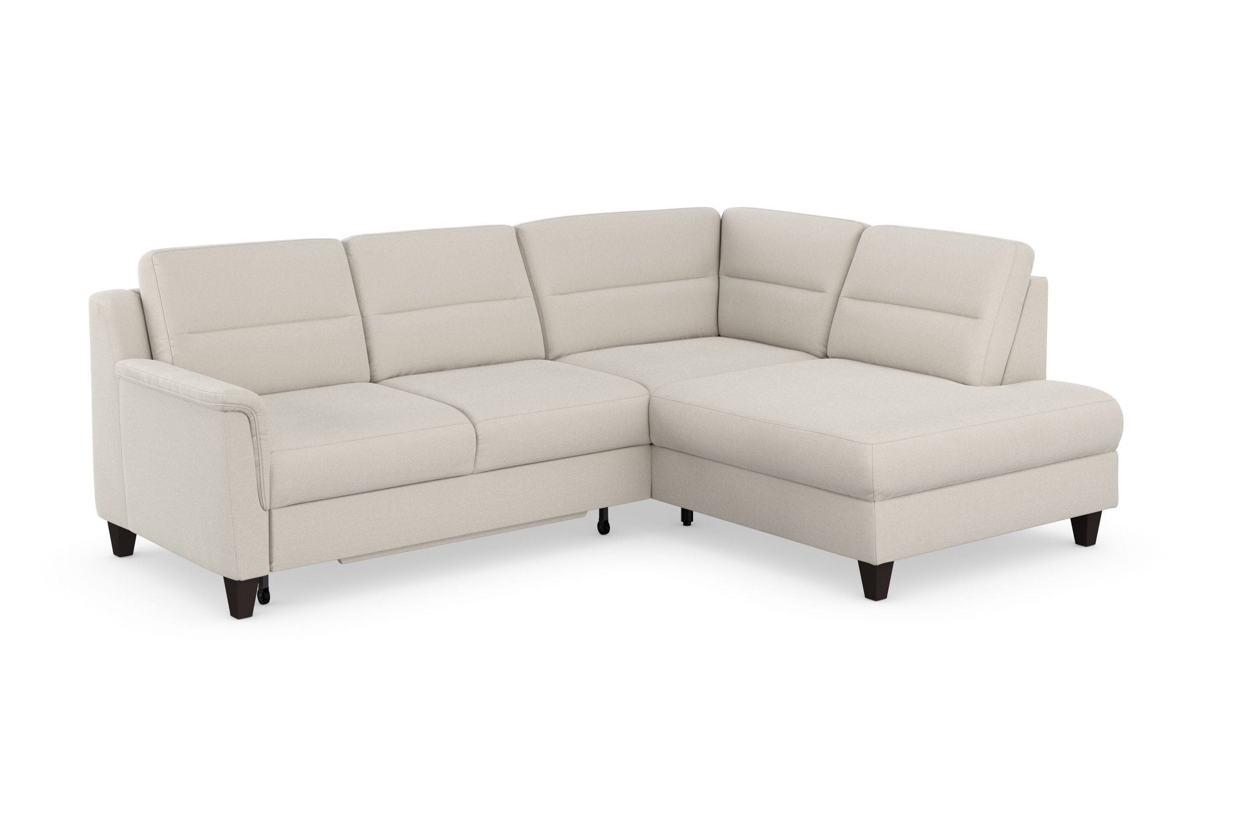 sit&more Ecksofa »Farö L-Form«, inklusive Federkern, wahlweise mit Bettfunktion und Bettkasten
