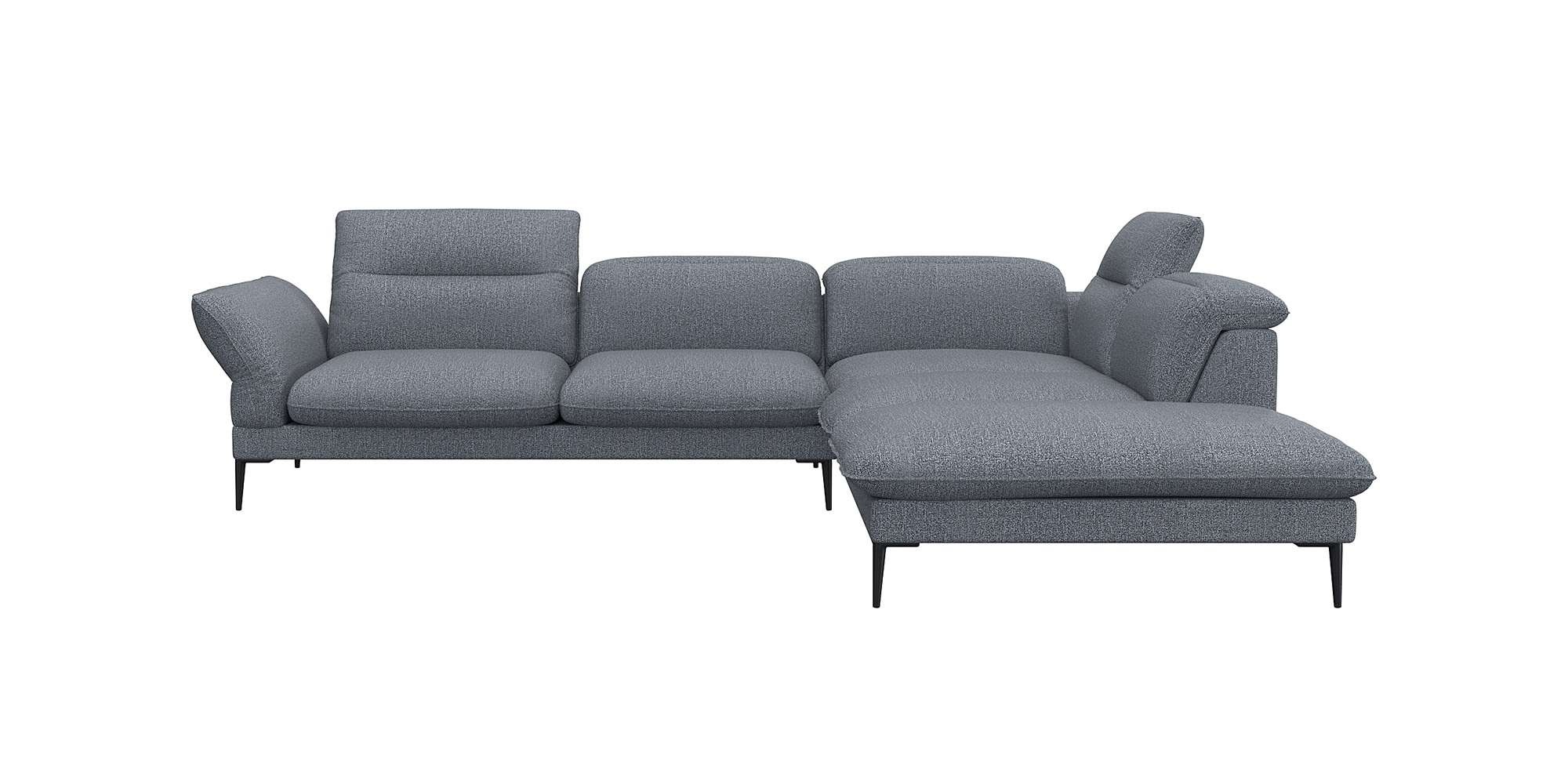 FLEXLUX Ecksofa »Salino, Funktionssofa mit Ottomane, Relaxsofa, Ecksofa«, S günstig online kaufen