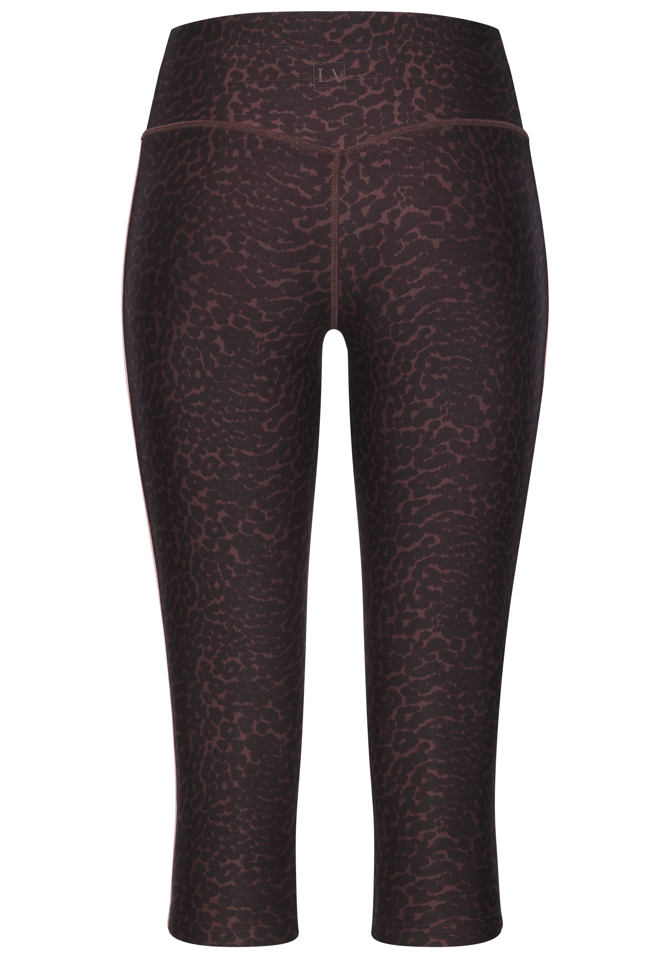 LASCANA ACTIVE Sporthose  in Leo-Optik mit breitem Bündchen