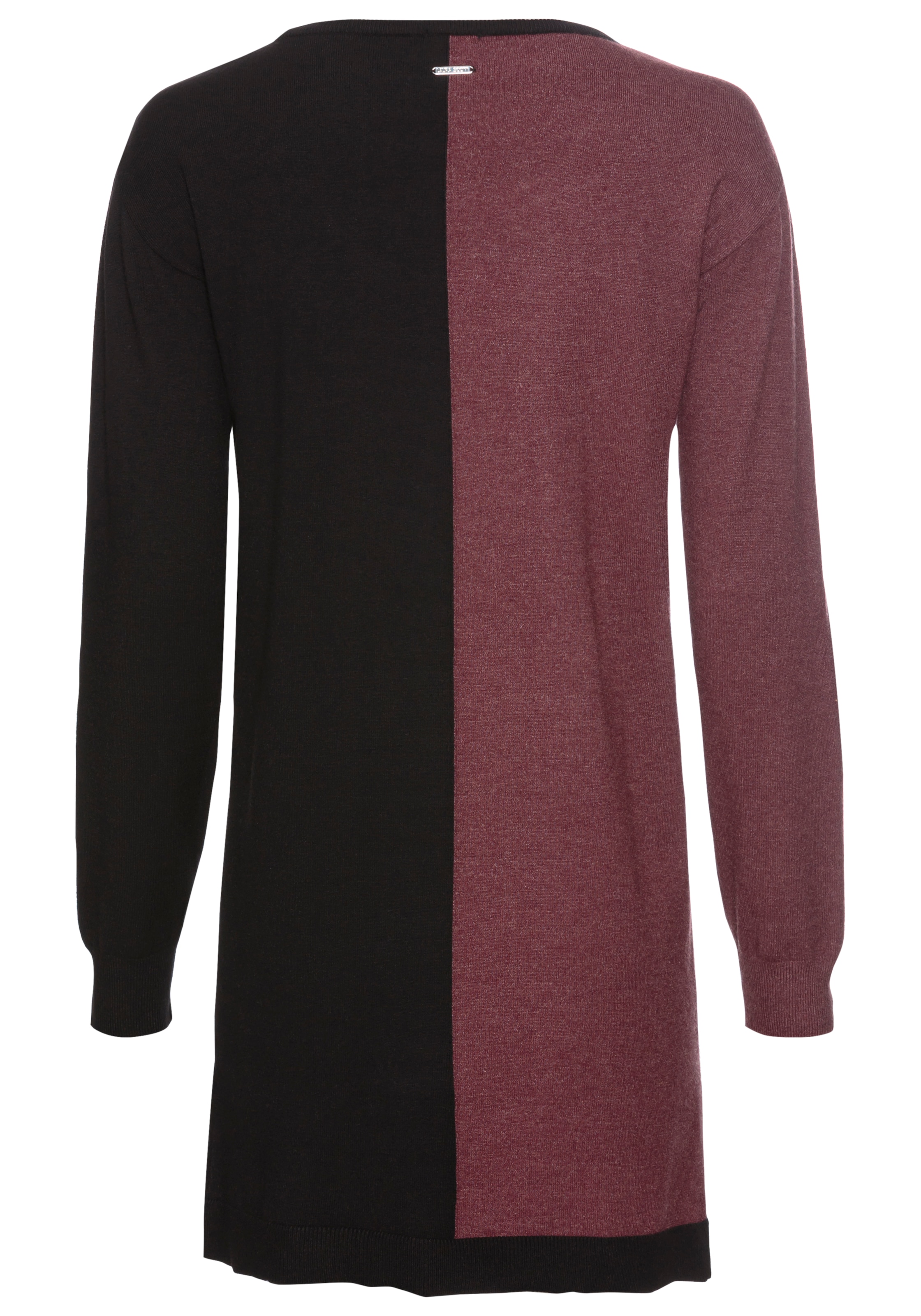 Laura Scott Strickkleid, mit zweifarbigem Design