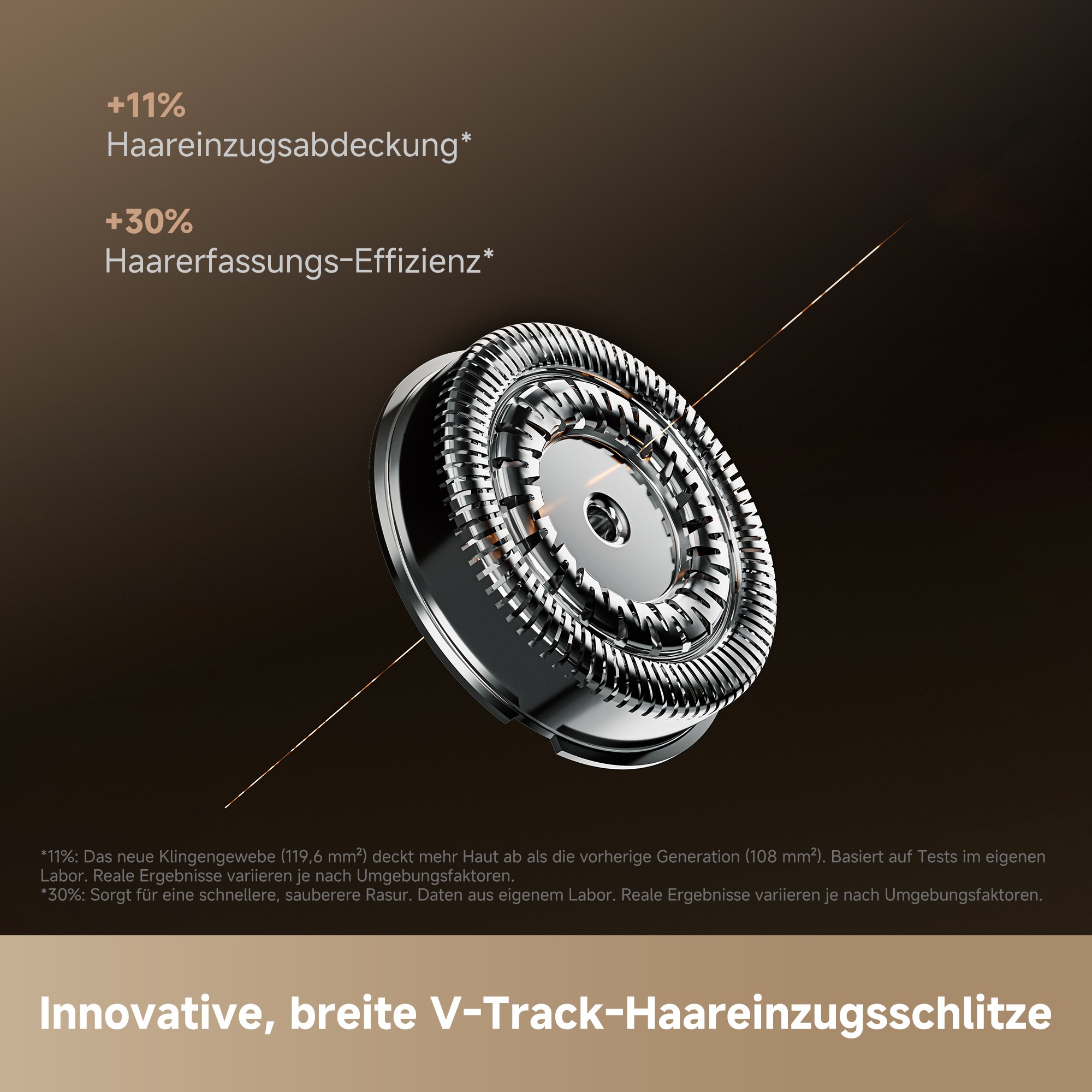 Mova Elektrorasierer »R3000« 45 Präzisionsklingen, USB-C Schnellladen, Magnetspiegel, Zinkgehäuse