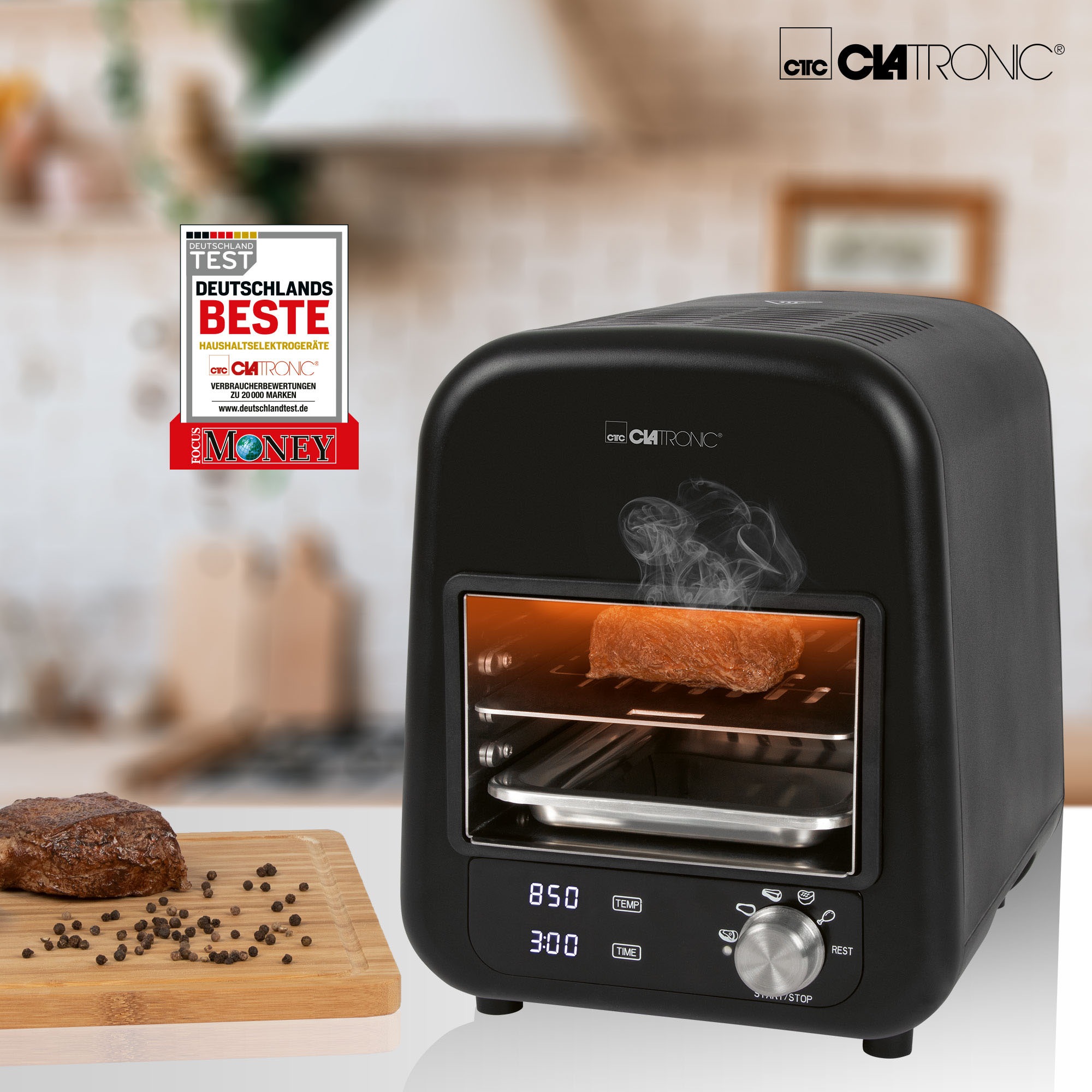 8. Bild von CLATRONIC Tischgrill »EBG 3760«, 1600 W