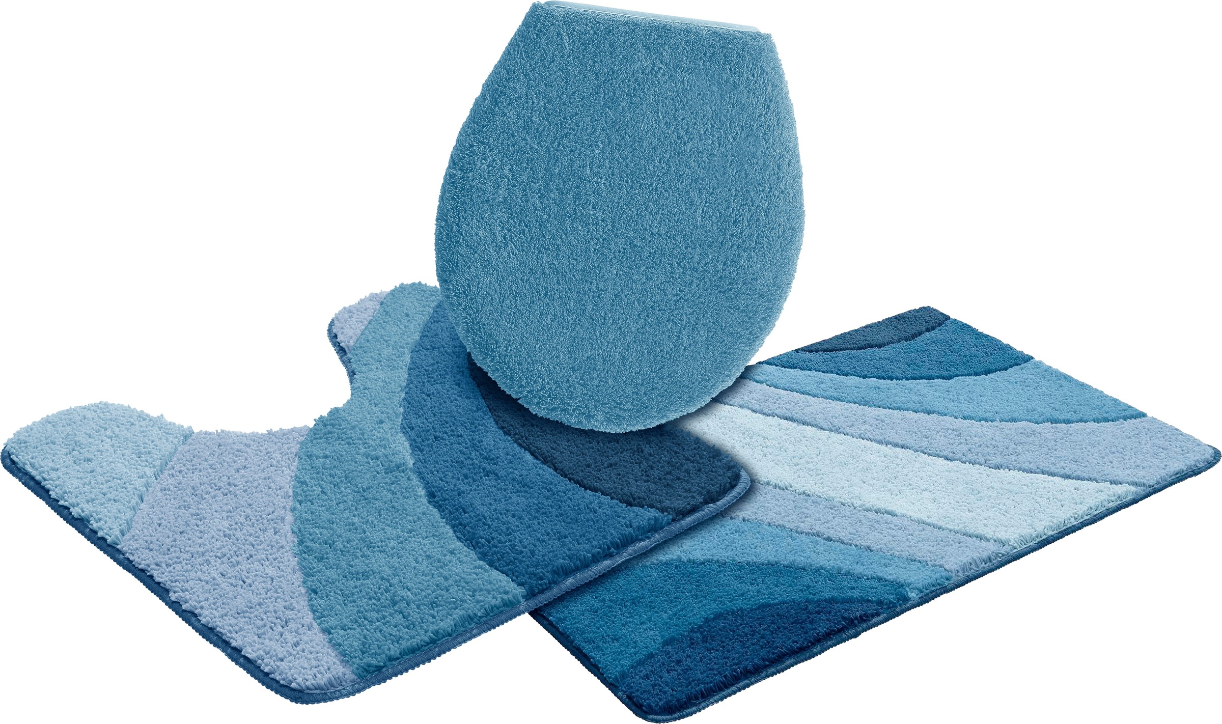 my home Badematte »Josie, Badvorleger, Badezimmer Teppich«, rutschhemmend b günstig online kaufen