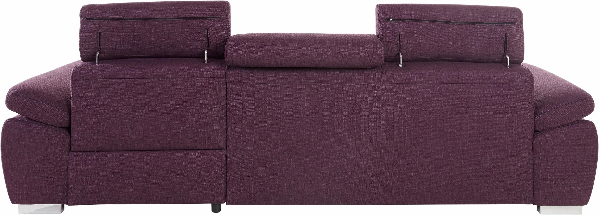 exxpo - sofa fashion Ecksofa »Spring, super bequem, mit Armteil- und Kopfteilfunktion«, L-Form, wahlweise mit Bettfunktion und Bettkasten