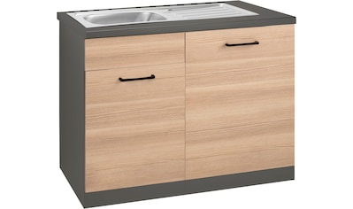 wiho Küchen Spülenschrank »Esbo«, 110 cm breit, inkl. Tür/Sockel für Geschirrspüler kaufen