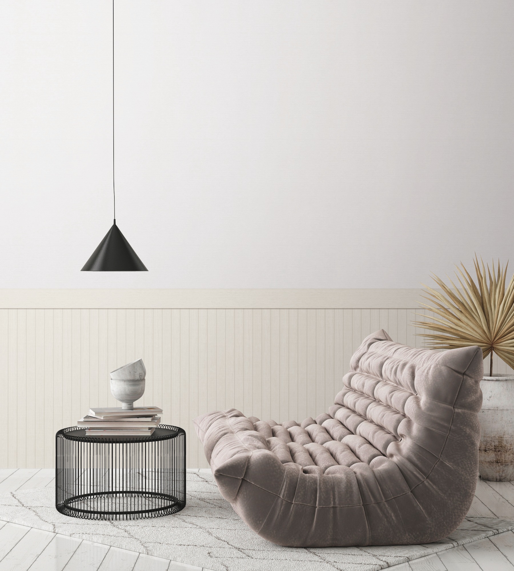 living walls Vliestapete »Wallpanel Tapete Wandpaneele Mustertapete Holzpaneele Natur«, matt
