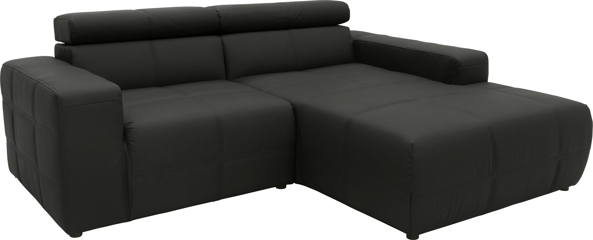 DOMO collection Ecksofa »Brandon, inkl. Kopfteilverstellung, B/T/H: 214/100 günstig online kaufen