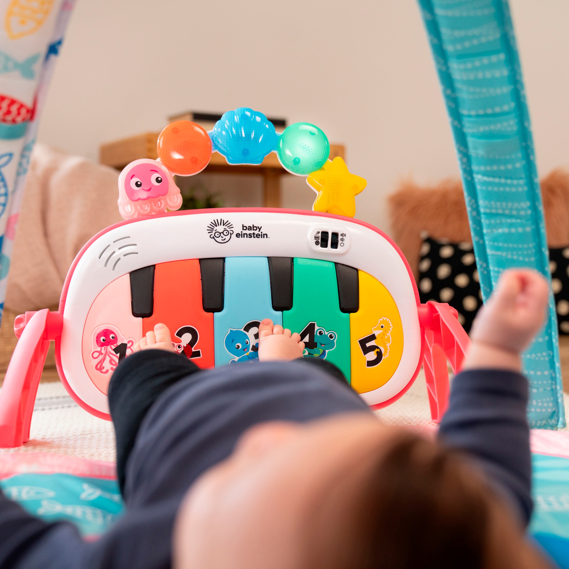 Baby Einstein Spielbogen »4-in-1 Kickin’ Tunes Jellyfish Jamboree Music & Language Discovery Gym«, mit Soundeffekt