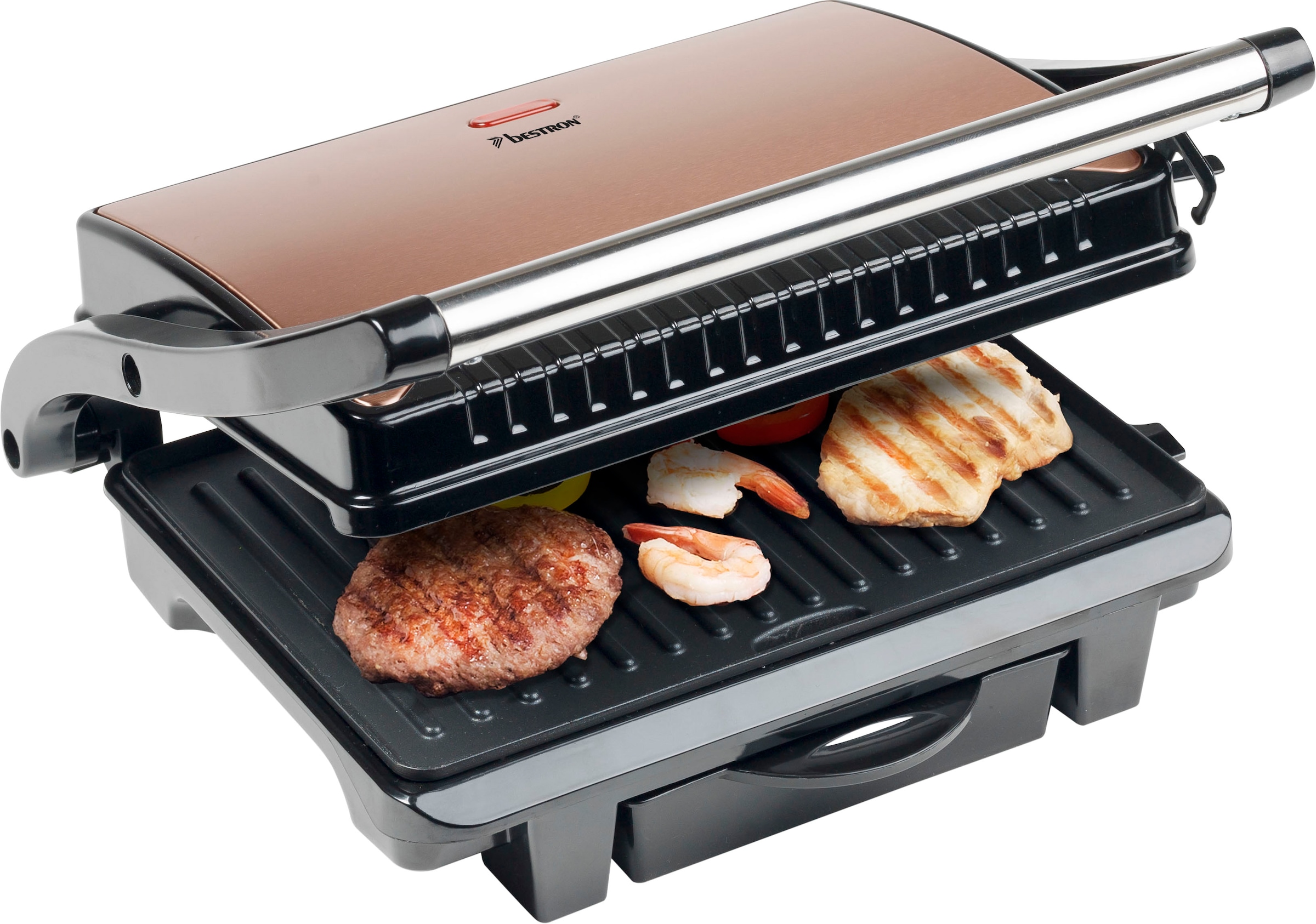 Kontaktgrill »ASW113CO auch als Sandwich-/Panini-Kontaktgrill einsetzbar«, 1000 W,...