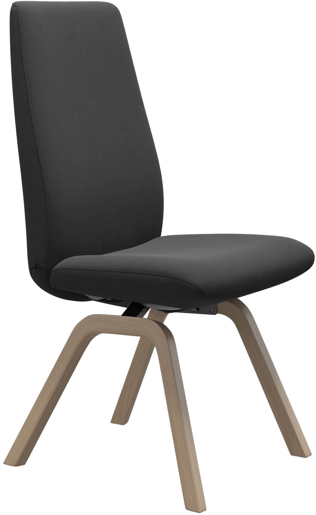 Stressless® Polsterstuhl »Laurel«, Microfaser DINAMICA, High Back, Größe L, mit schräggestellten Beinen in Schwarz