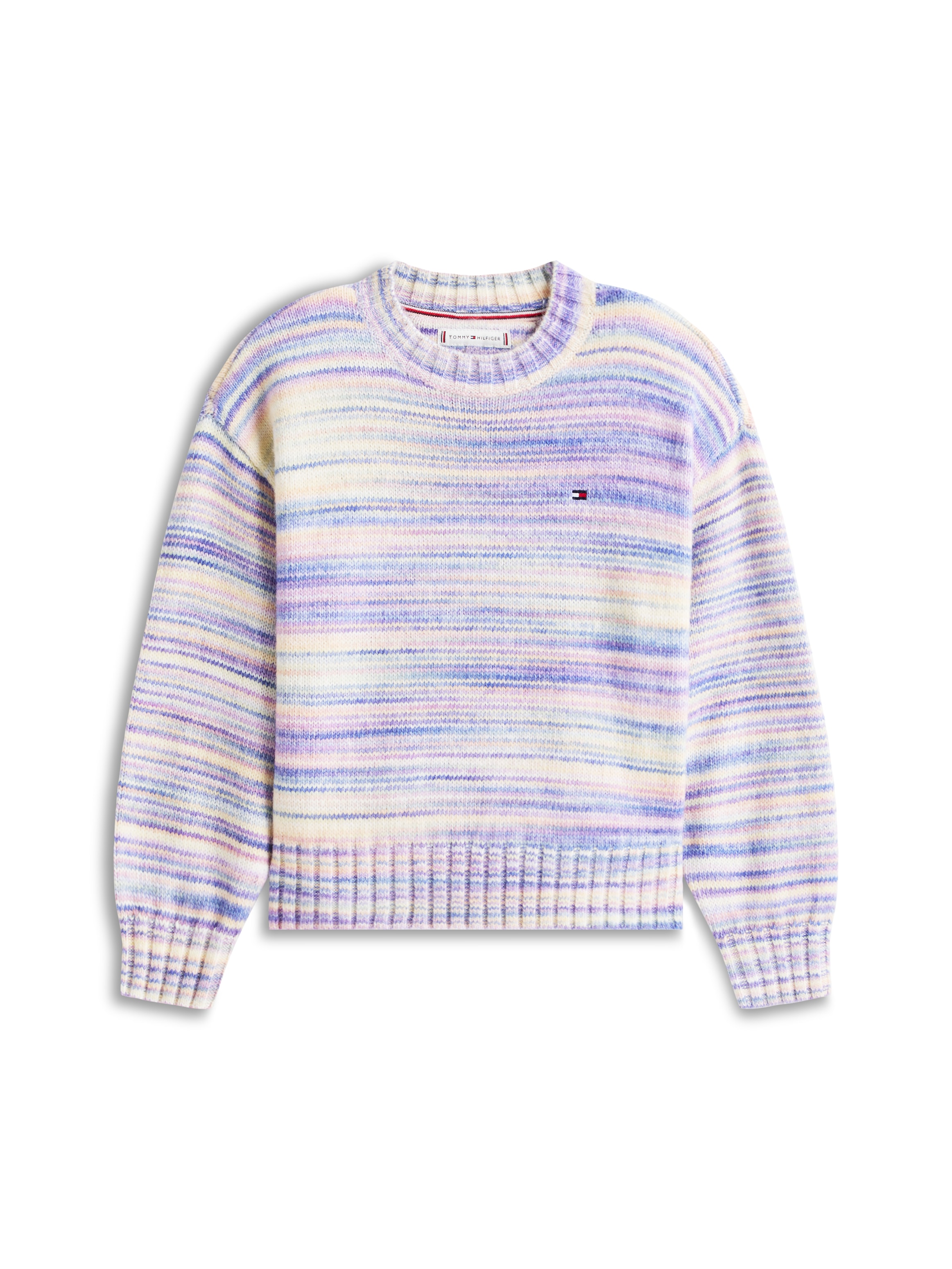Tommy Hilfiger Strickpullover »MELANGE SWEATER« Regular fit, Kinder bis 16 Jahre