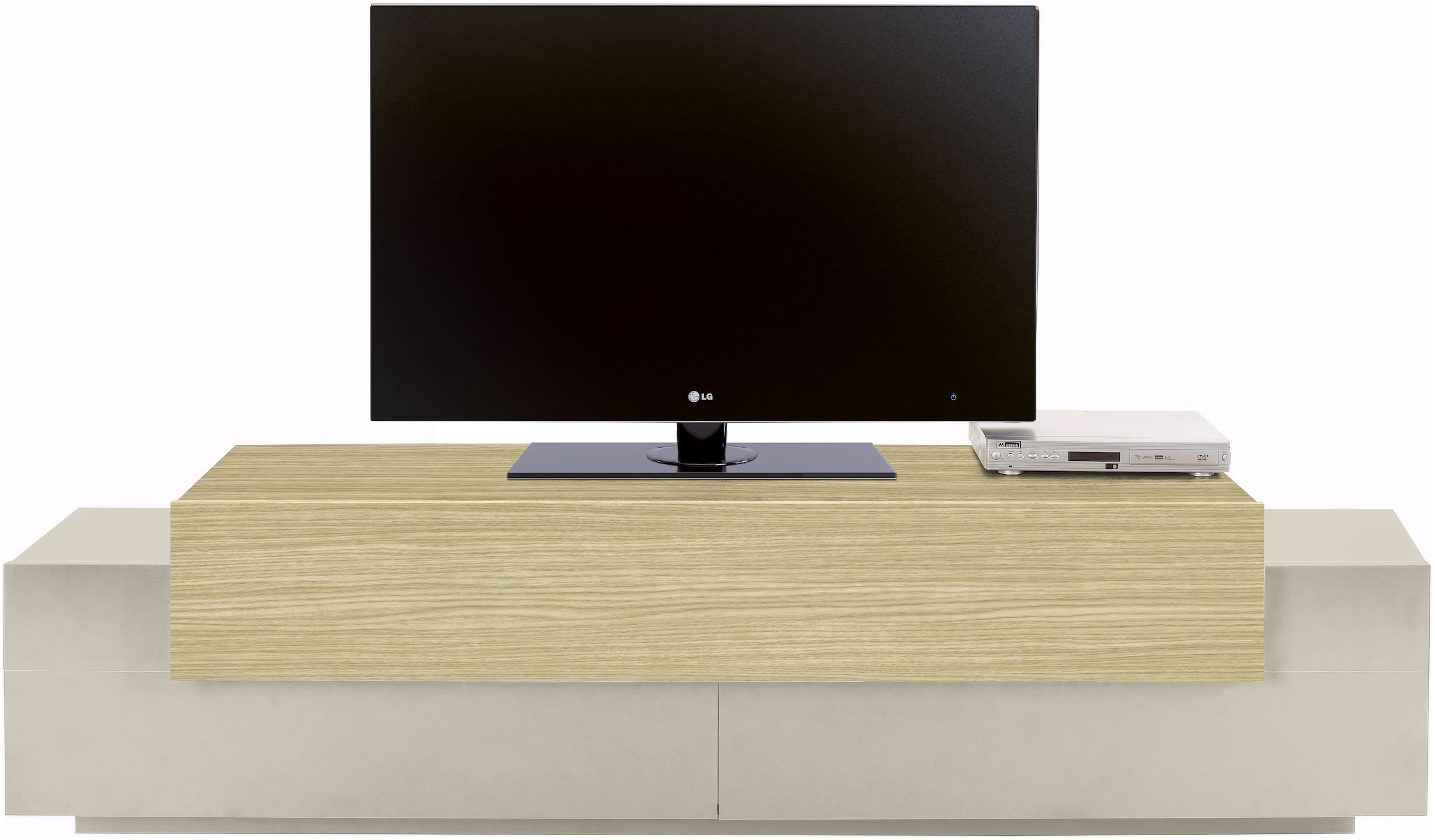 Home affaire Lowboard »Coro,Lowboard,TV-Kommode,TV-Möbel,TV-Bank« mit 3 Klappen davon 2 mit Push-to-Open Funktion Breite 200 cm