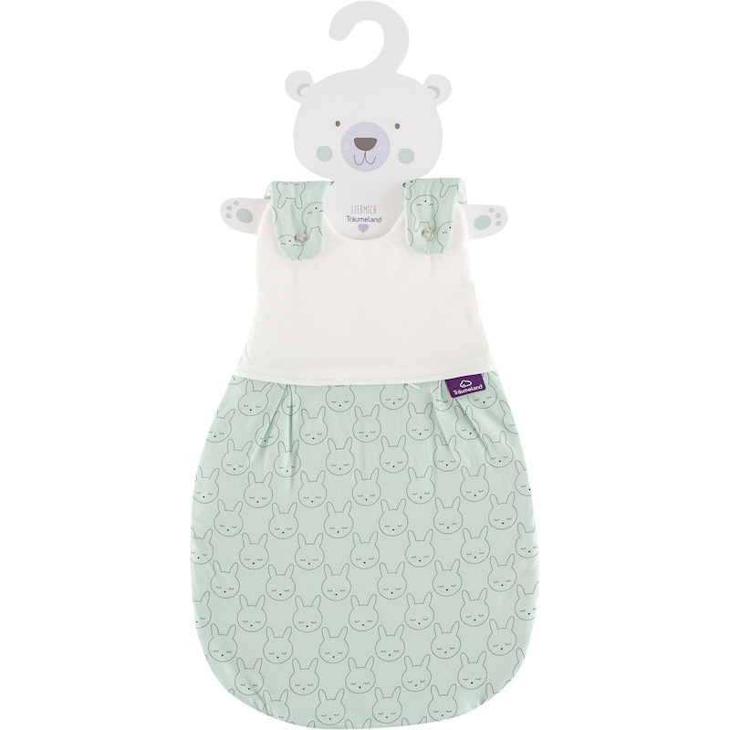 TRÄUMELAND Babyschlafsack »Außenschlafsack Kuschelhase« bunt Obermaterial: 100% Baumwolle. Füllung: 70% Polyester, 30% Elasthan