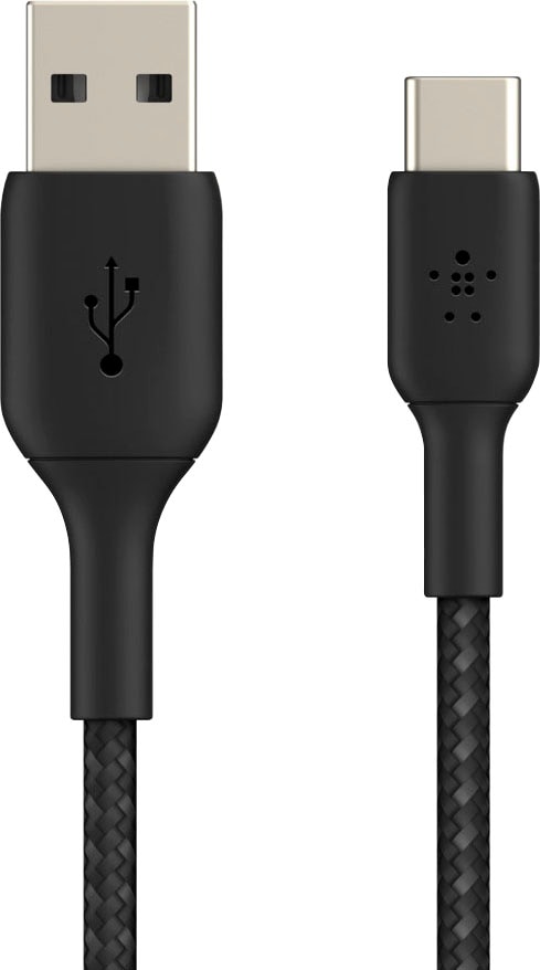 Belkin Smartphone-Kabel »USB-C/USB-A Kabel ummantelt, 1m«, USB Typ A-USB-C, 100 cm