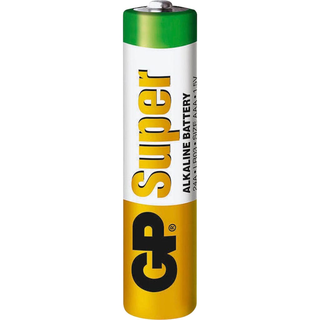 GP Batteries Batterie »16 Stück (8+8) AAA Micro Super Alkaline, 1,5V«, 1,5 V, (Spar-Set, 16 St.)