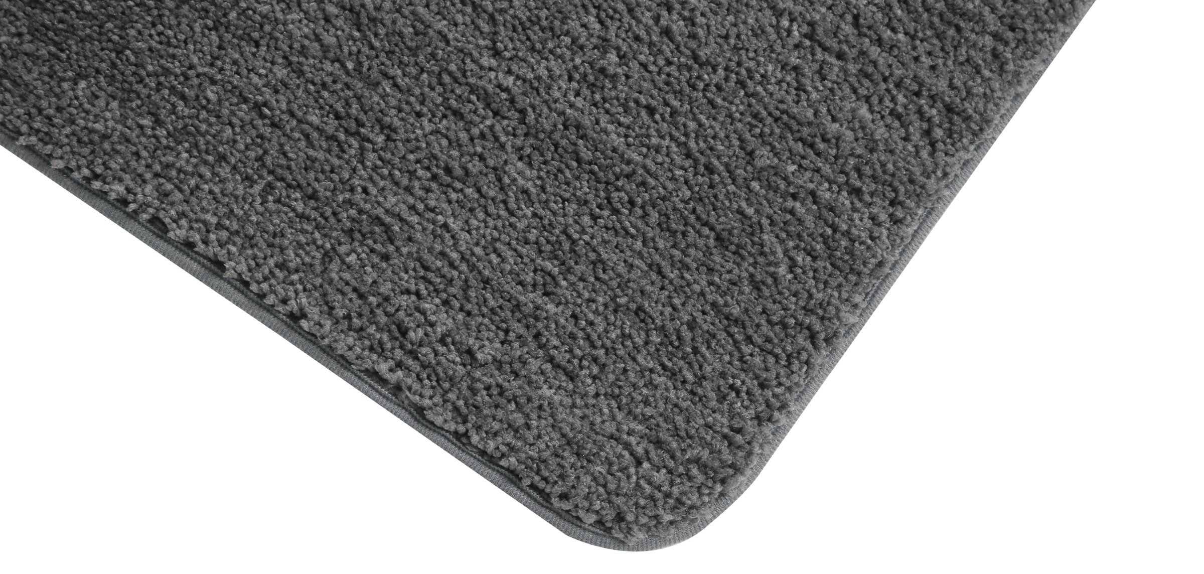 my home Badematte »Regona, Badteppich, Badvorleger, Badezimmer Teppich«, rutschhemmend beschichtet, fußbodenheizungsgeeignet-schnell trocknend-strapazierfähig, Uni Farben, besonders weich, als rechteckig und halbrund erhältlich