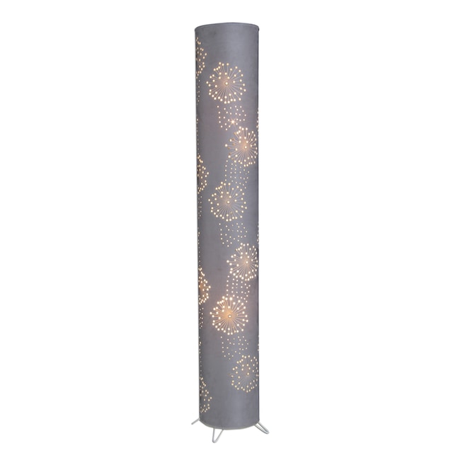 näve Stehlampe »Aurona«, 2 flammig-flammig, 2xE14/40W,  Fußschalter/Zuleitung 160cm,Farbe:grau online bestellen