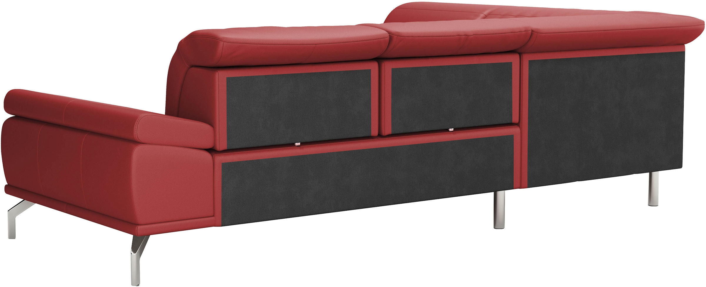 Places of Style Ecksofa »Caluna«, Inkl.Sitztiefenverstellung, wahlweise mit Kopf- und Armteilverstellung