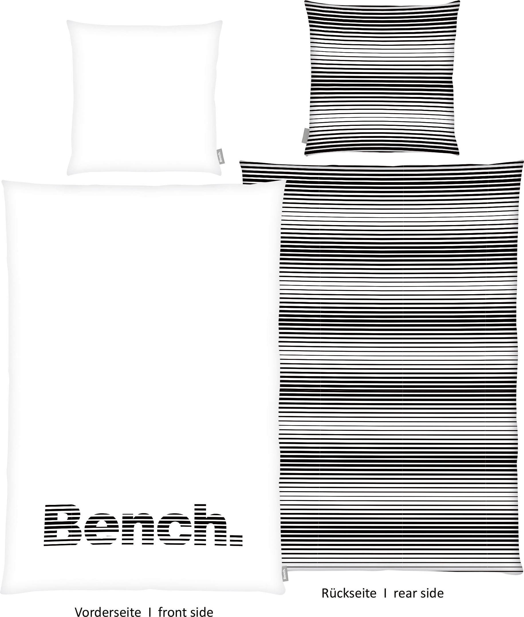 Bench. Wendebettwäsche »Bench«, mit Schriftzug günstig online kaufen