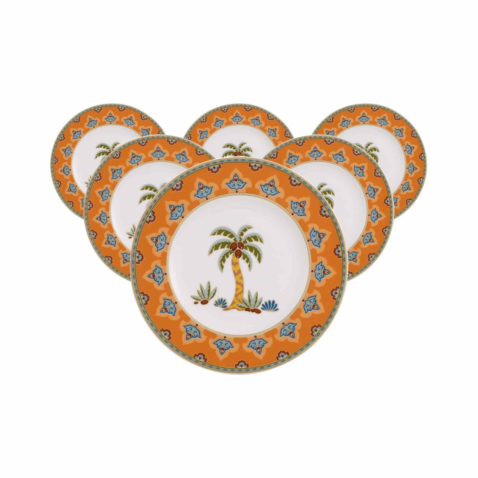 Villeroy & Boch Brotteller »Brotteller Samarkand Mandarin ø 16,4 cm 6er Set günstig online kaufen