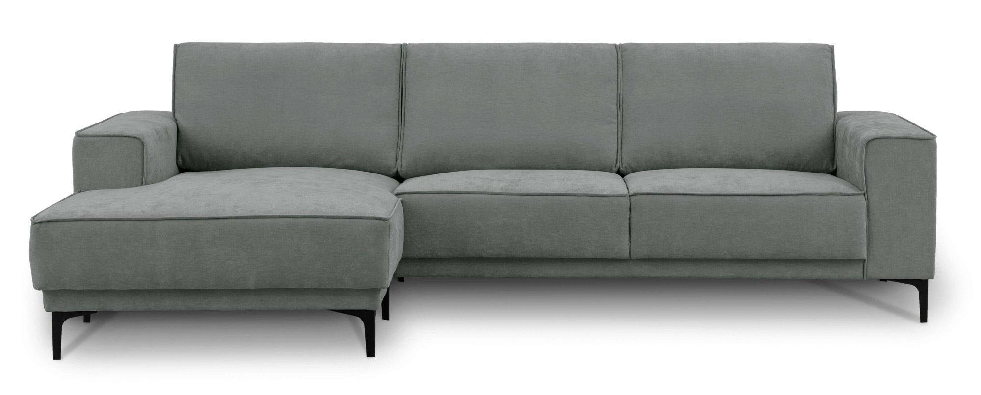 Places of Style Ecksofa »Polsterecke Oland, Struktur, Flachgewebe, Luxus-Mi günstig online kaufen