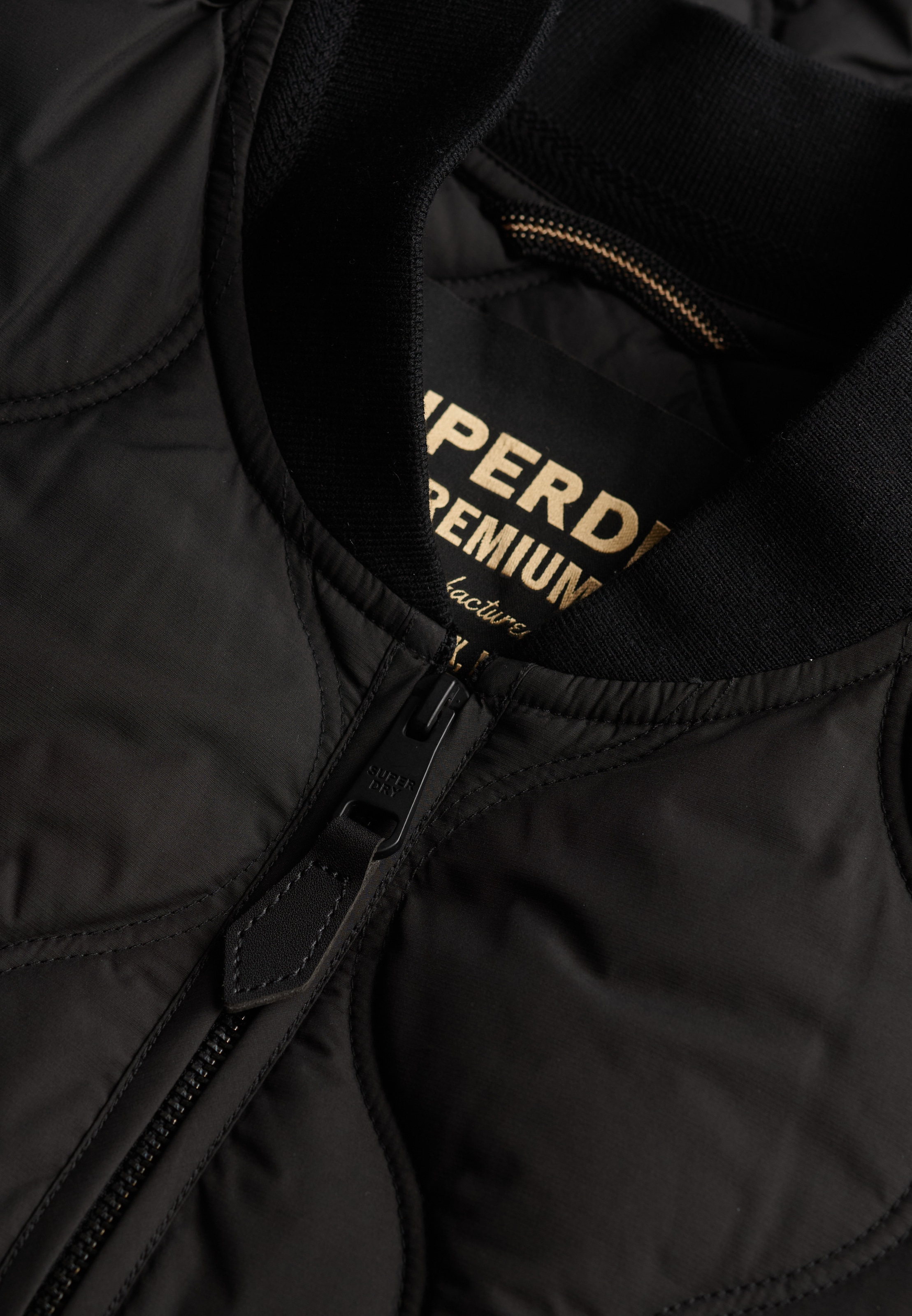 Superdry Steppjacke »SHORT QUILTED LINER JACKET« ohne Kapuze