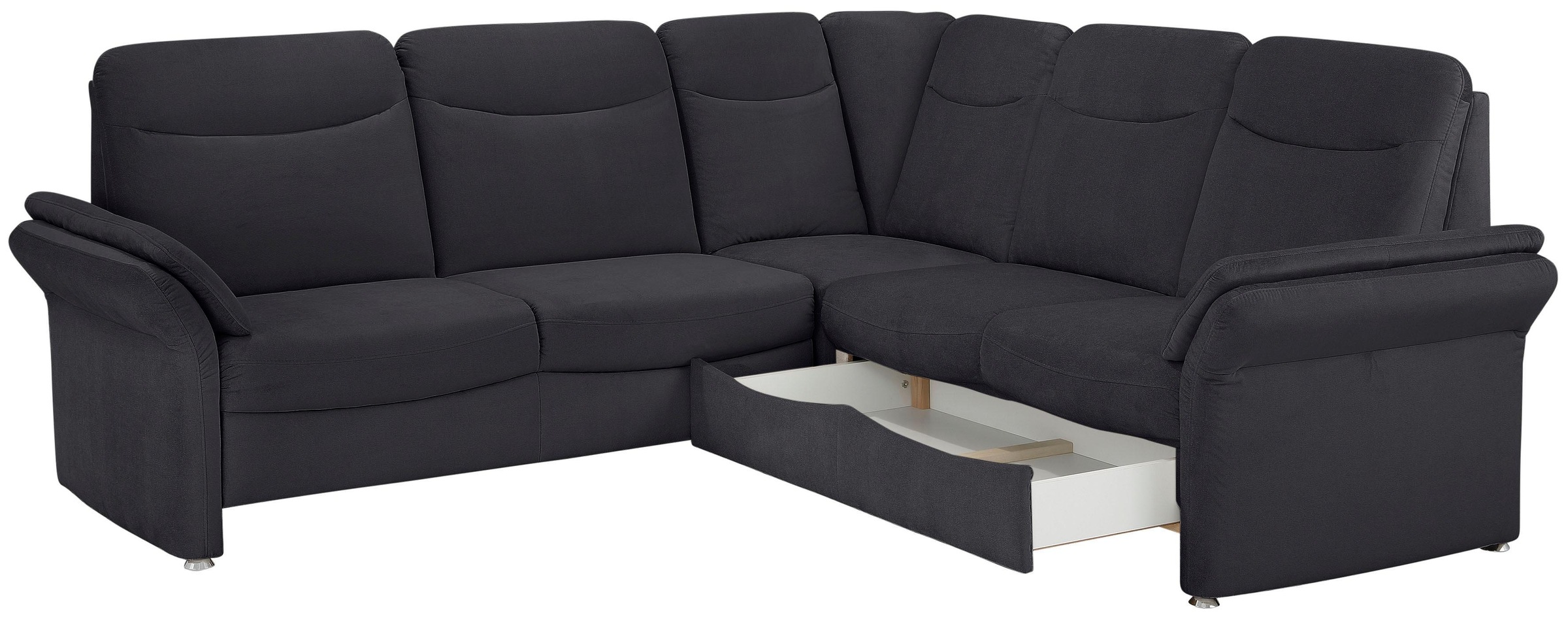 Home affaire Ecksofa »Tahoma L-Form«, mit Armlehnfunktion, wahlweise Bettfunktion, Schublade, Relaxfunktion