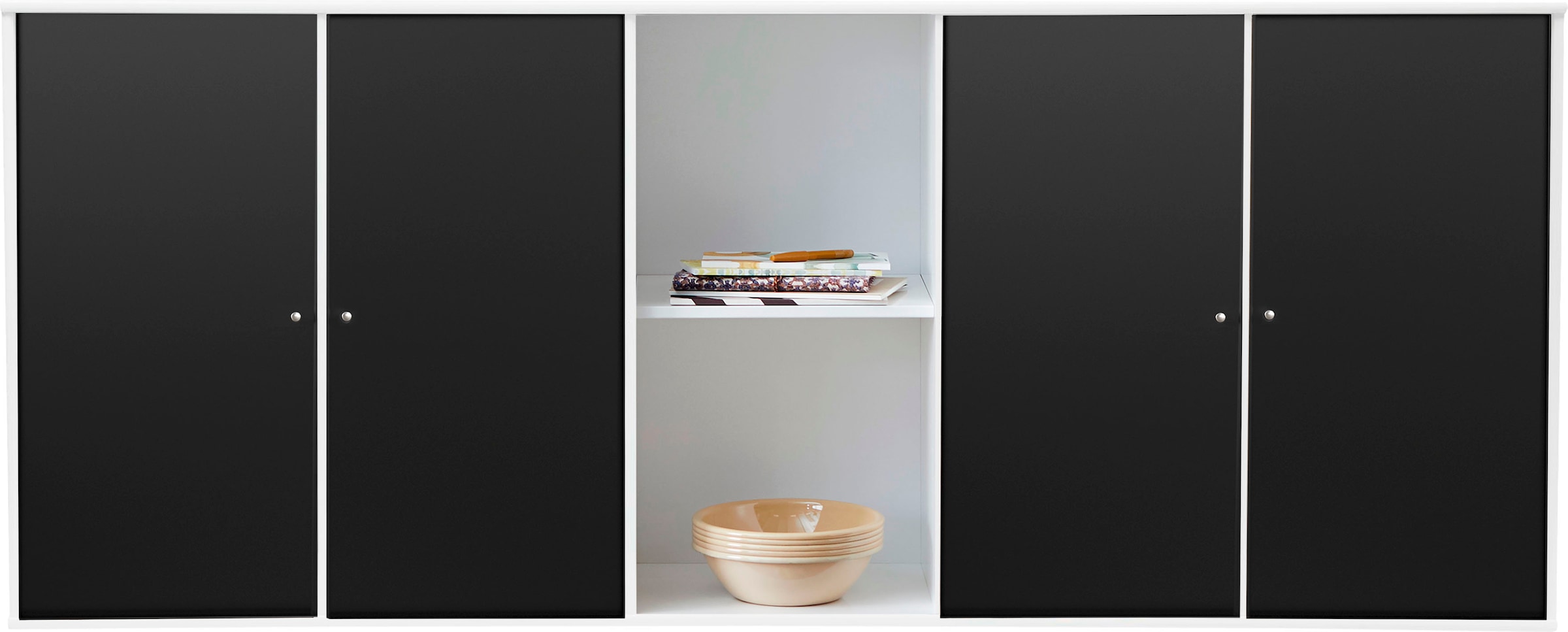 Hammel Furniture Sideboard »Mistral Kubus«, mit vier Türen, Wandmontage/stehend, Breite: 169,8 cm