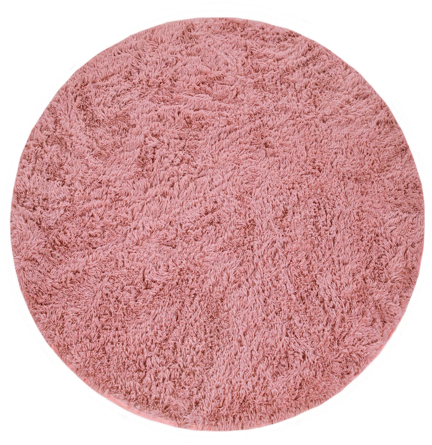 Paco Home Hochflor-Teppich »Silky 591«, rund, 37 mm Höhe, Uni Farben, besonders weich und kuschelig