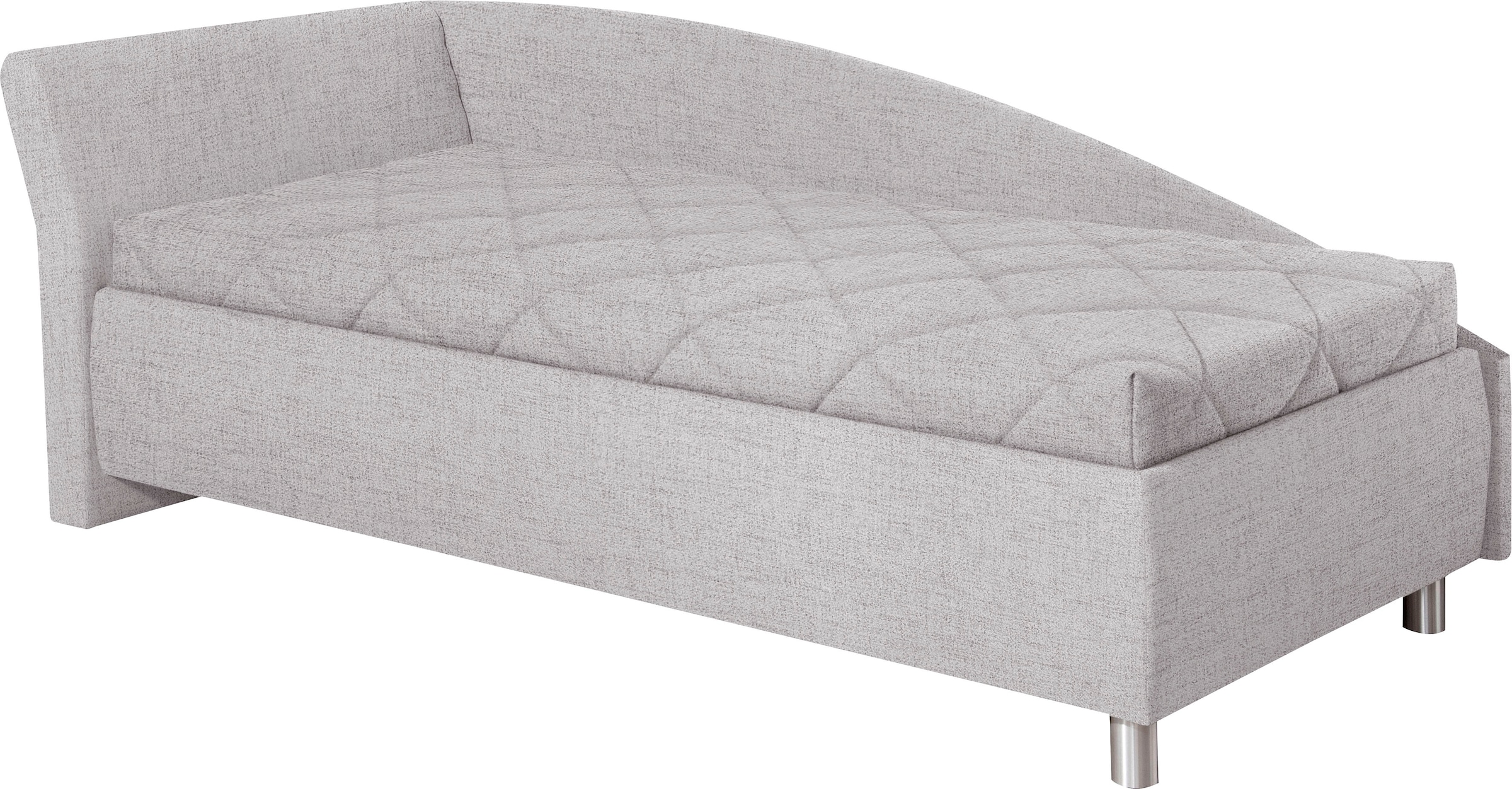 alina Schlafsofa »Lindsay«, Bettkasten, Zierkissen-Set aus: 2 Stk. 40x40cm, 1 Stk. 30x30cm
