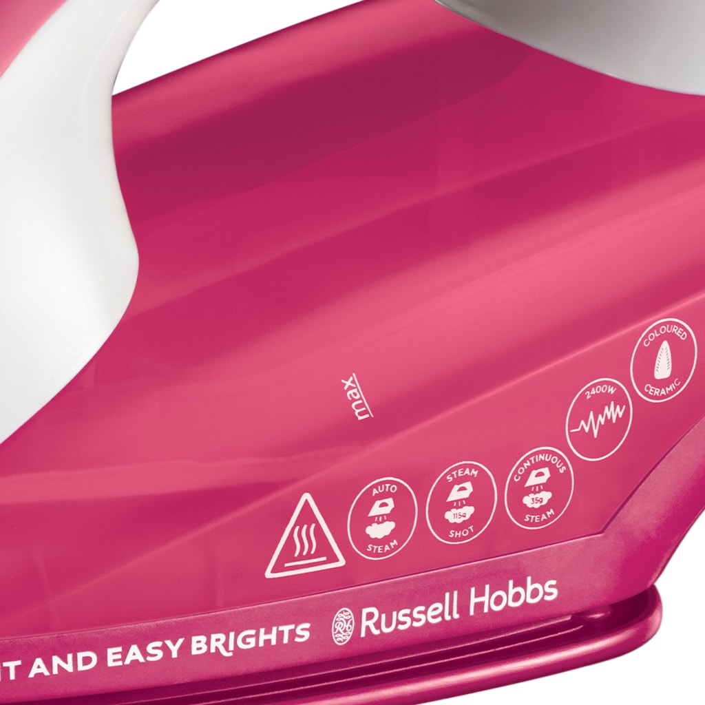 RUSSELL HOBBS Dampfbügeleisen »26480-56 Light and Easy Brights Berry«, 2400 W
