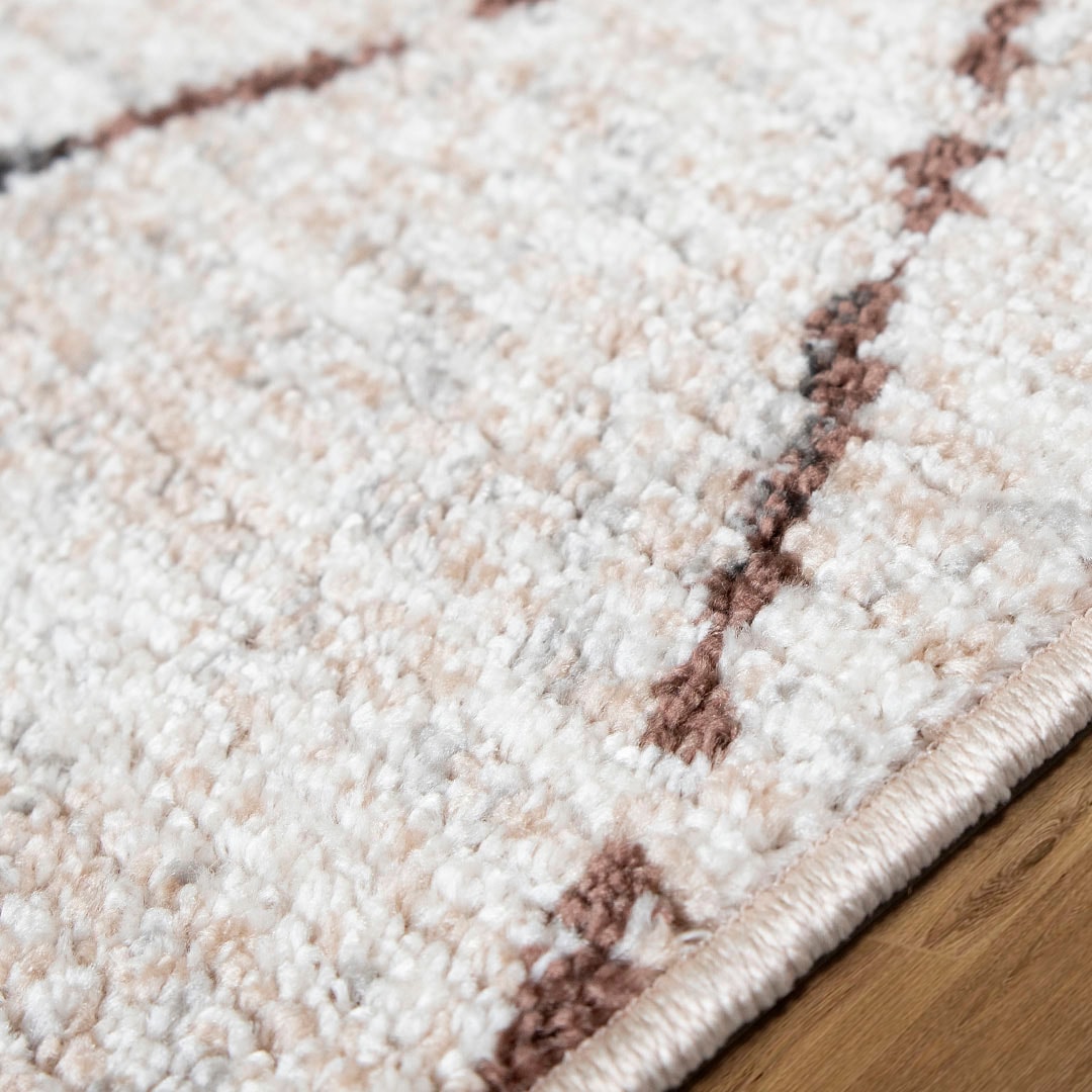my home Teppich »Smilla«, rechteckig, 9 mm Höhe, mit besonders weichem Flor, Kurzflor, moderne Berber Optik, Boho