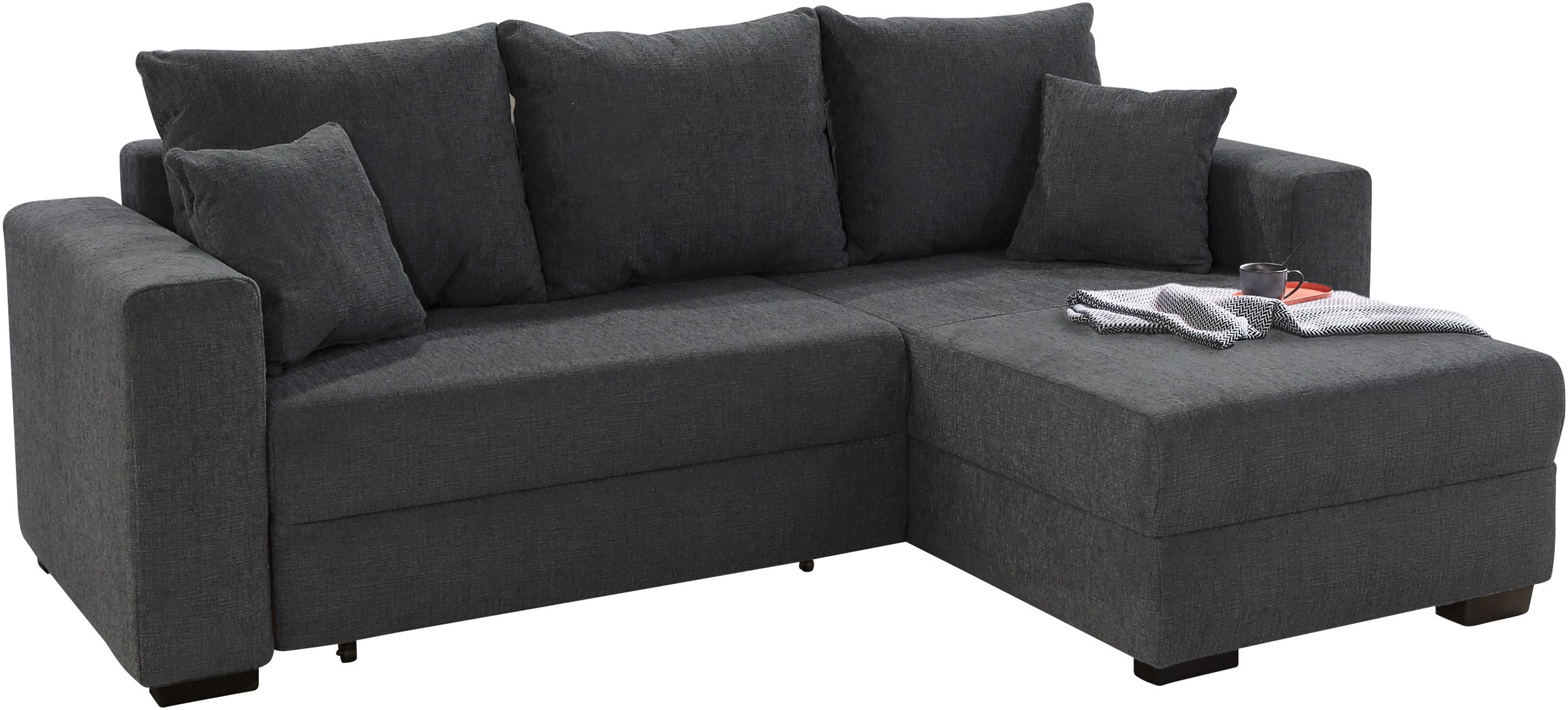 Jockenhöfer Gruppe Ecksofa »Elmau, L-Form«, inkl. Bettfunktion, Bettkasten, Ottomane links/rechts montierbar