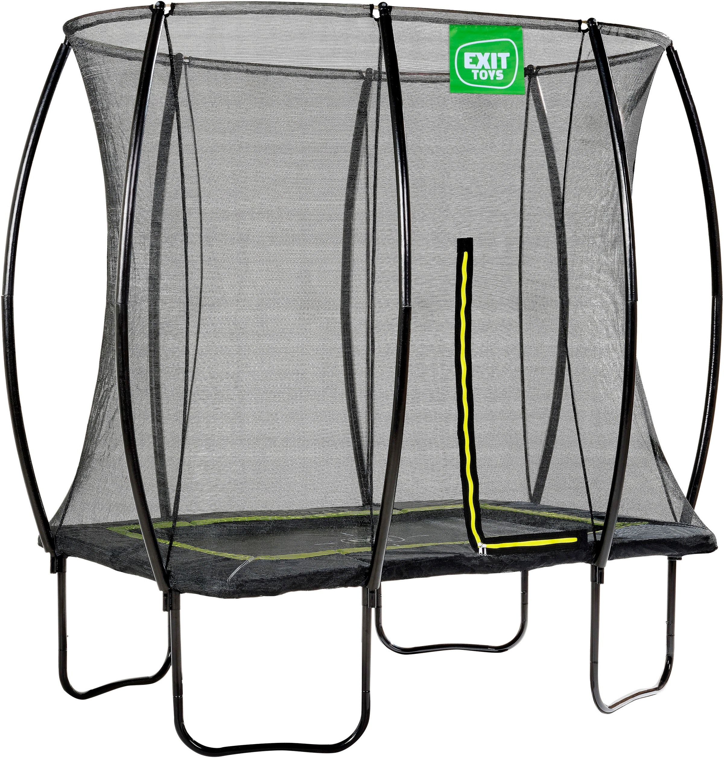 EXIT Gartentrampolin »Silhouette, schwarz«, mit Sicherheitsnetz